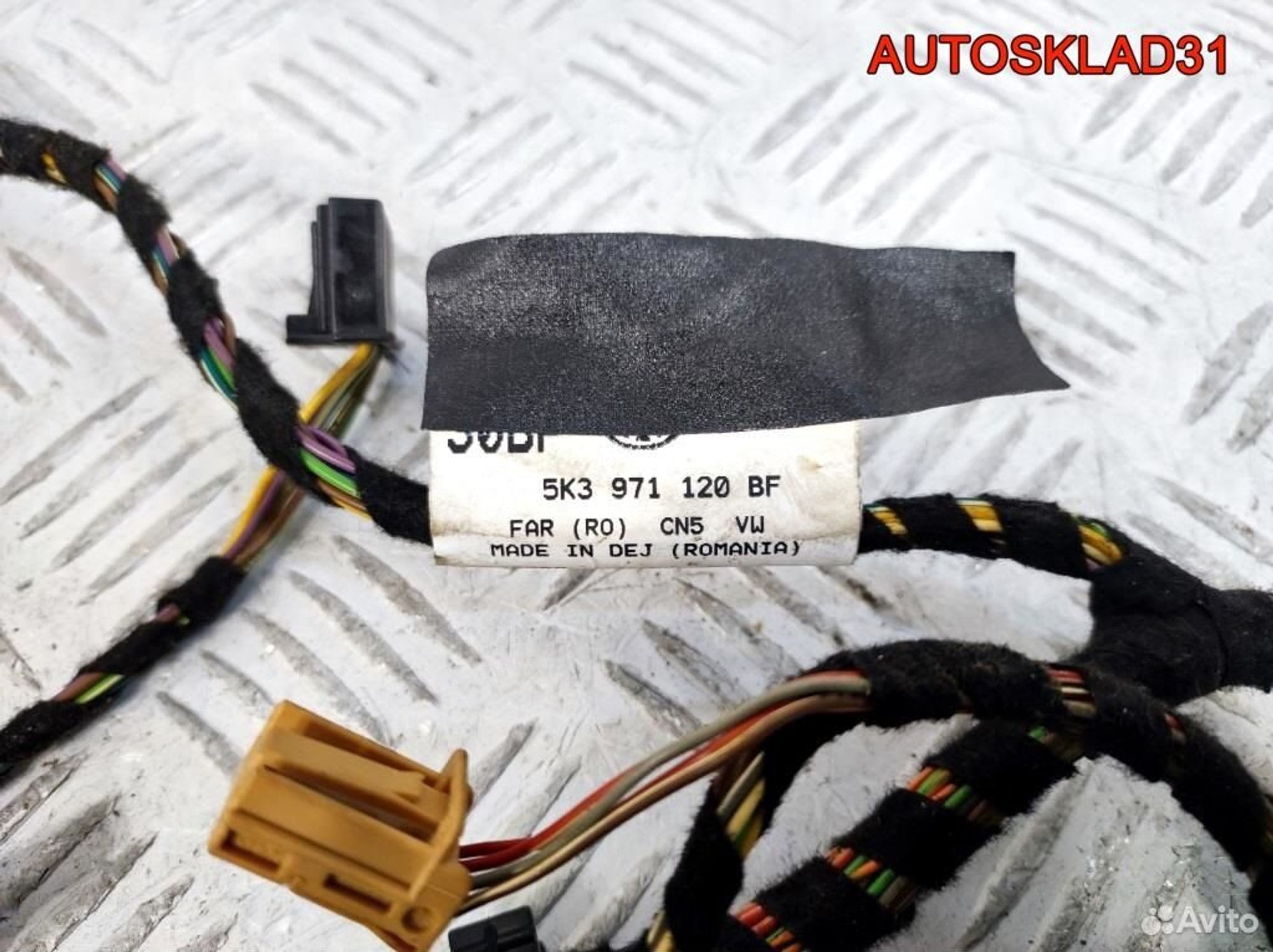 Проводка двери передней лево VW Golf 6 5K3971120BF, 1400 рублей, Дубовое