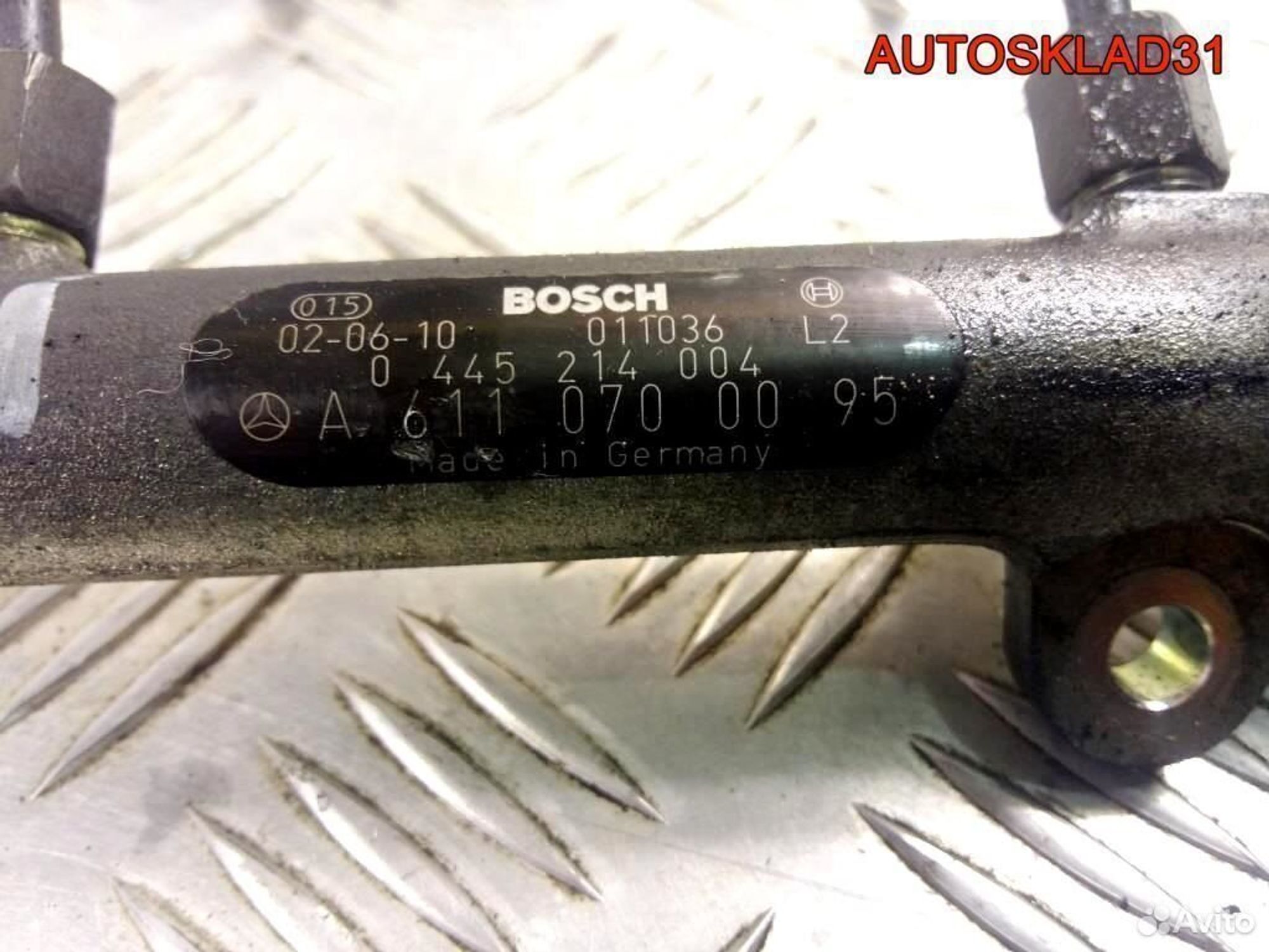 Рейка топливная Mercedes Benz W210 A6110700095, 1800 рублей, Дубовое