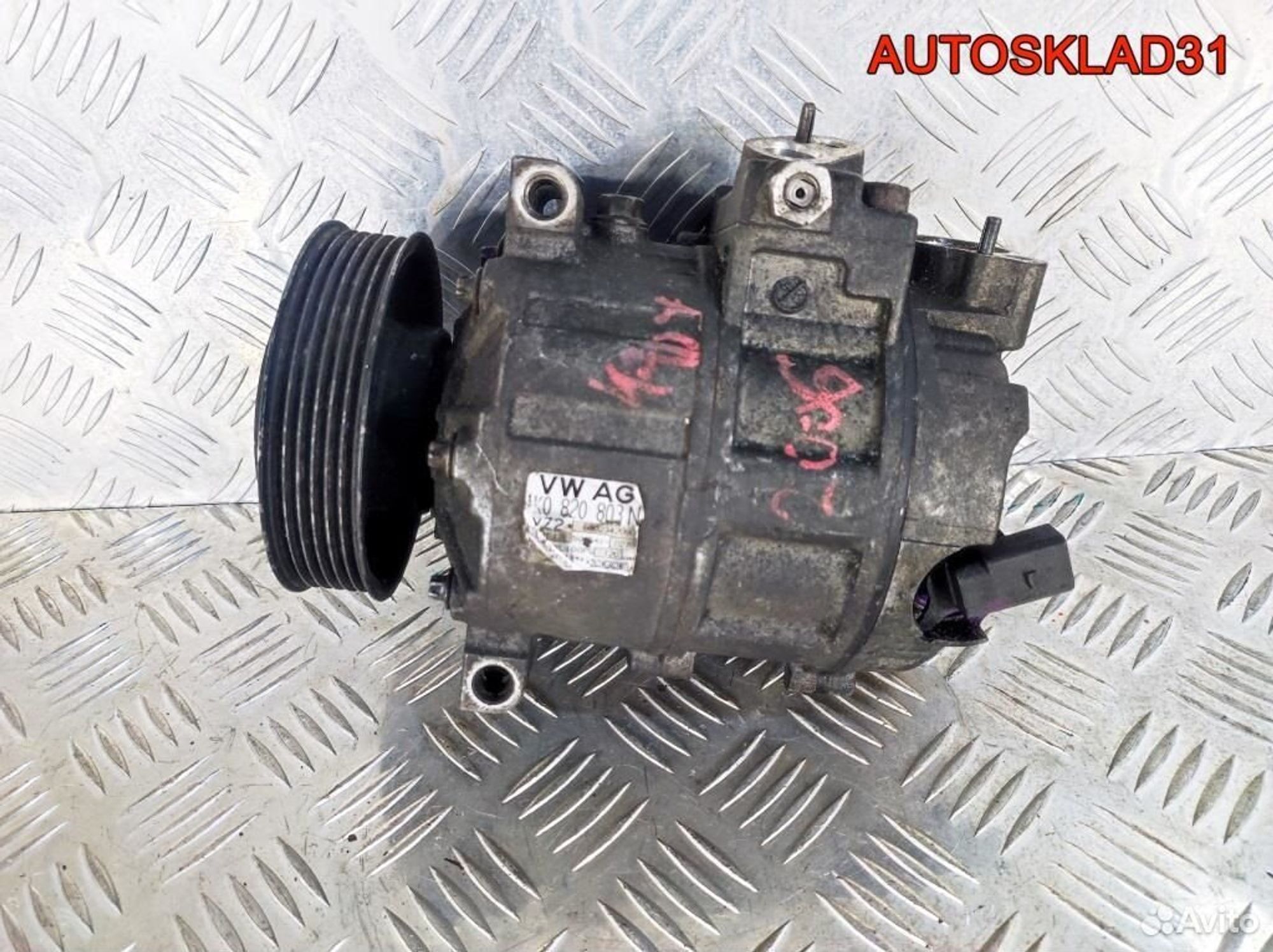 Компрессор кондиционера VW Caddy 3 1K0820803N, 12000 рублей, Дубовое