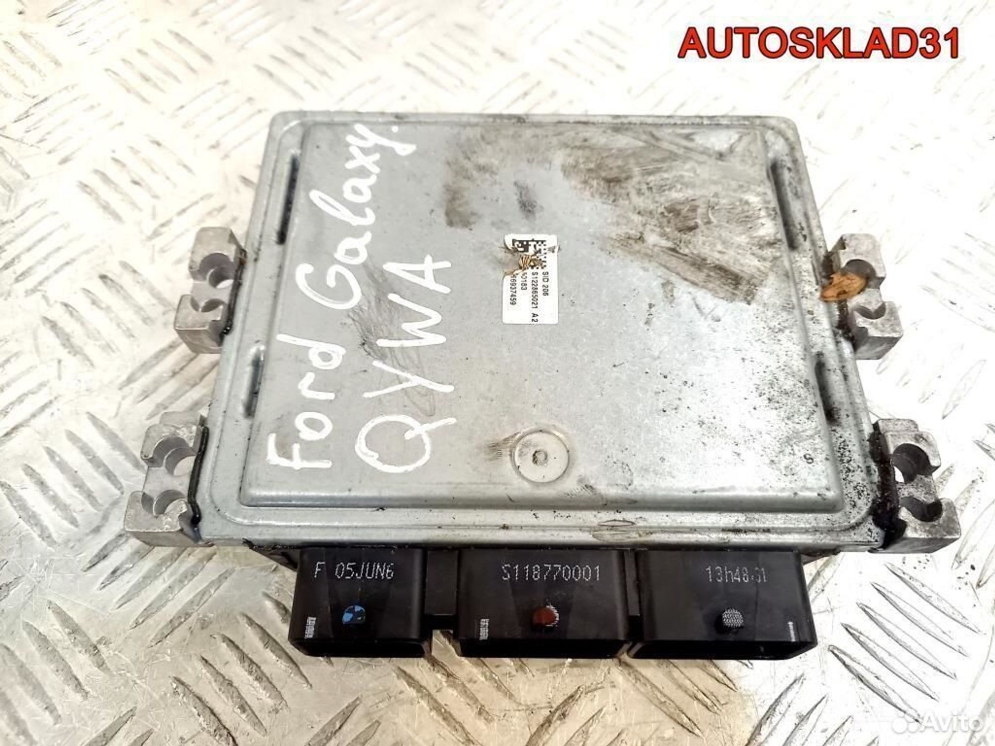 Блок эбу Ford Galaxy 1.8 qywa 6g9112a650lf, 8100 рублей, Дубовое