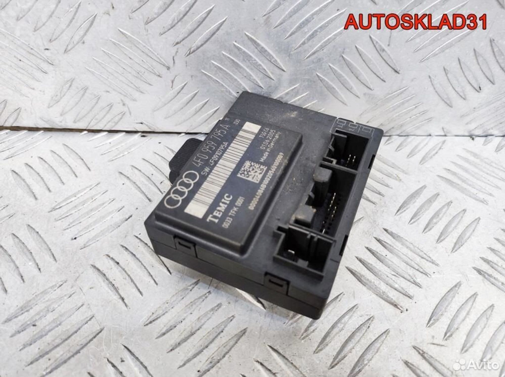 Блок комфорта задней двери Audi A6 C6 4F0959795A, 1400 рублей, Дубовое