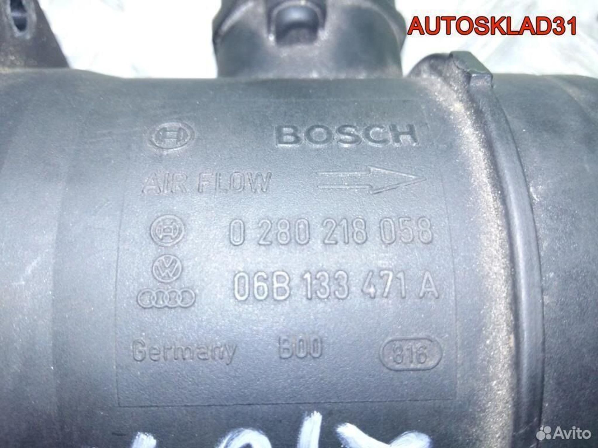 Расходомер воздуха VW Passat B5+ 06B133471A, 3200 рублей, Дубовое