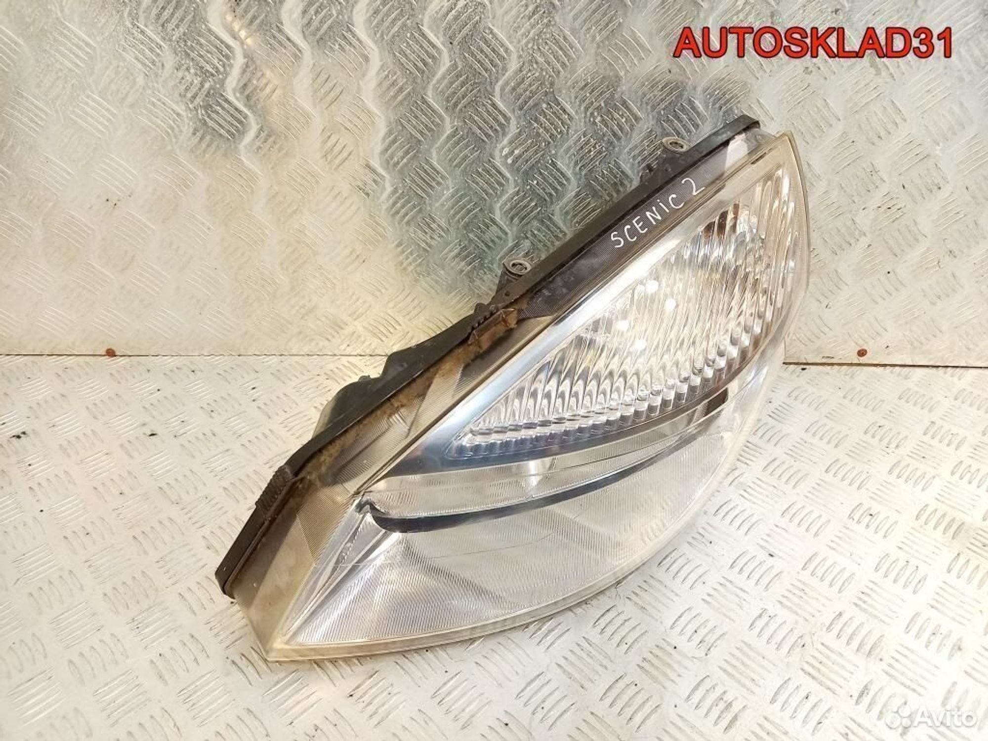 Фара левая Renault Scenic 2 2003-2005 7701064132, 6000 рублей, Дубовое