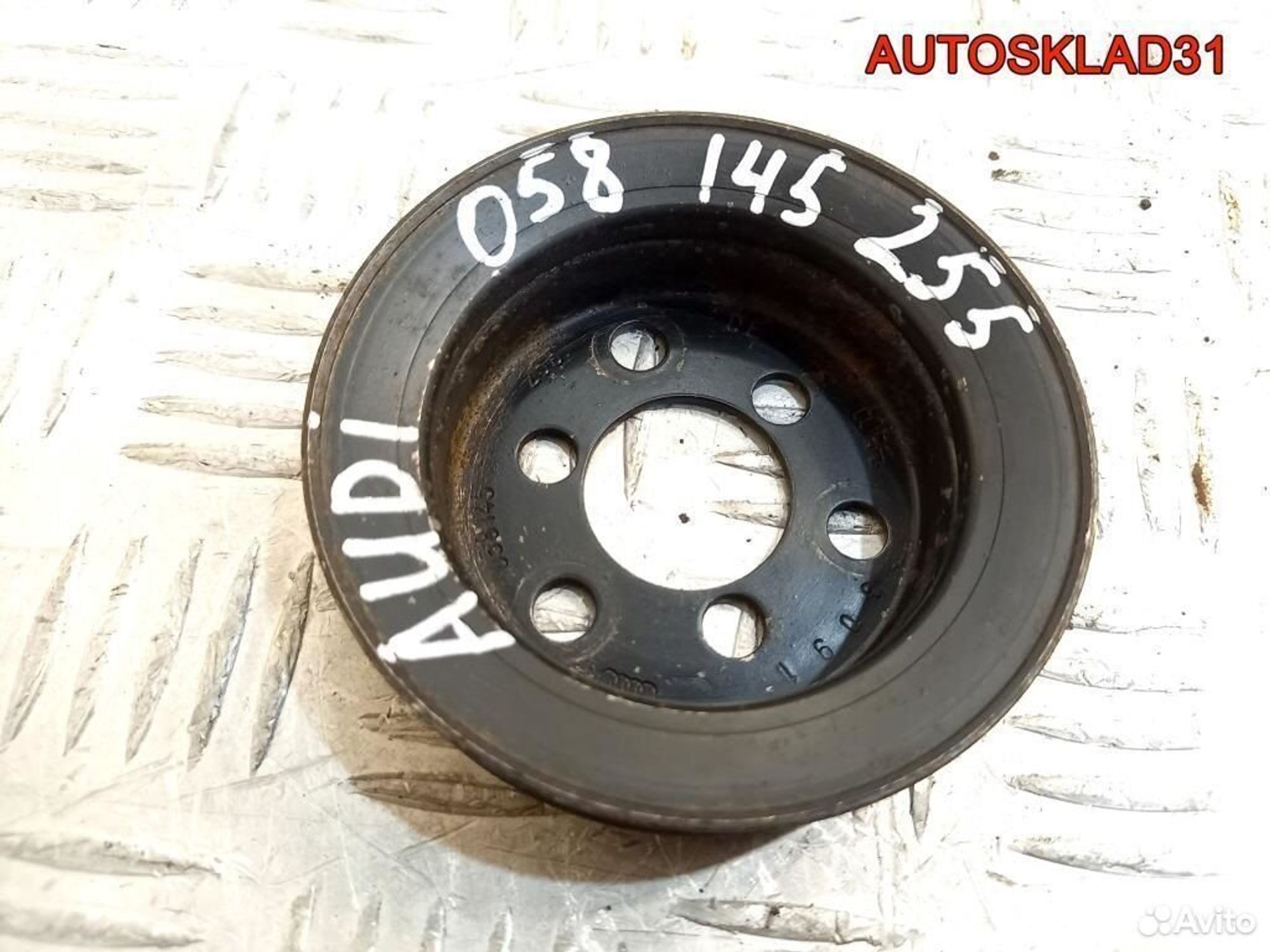 Шкив насоса гур Audi A6 C5 058145255, 600 рублей, Дубовое