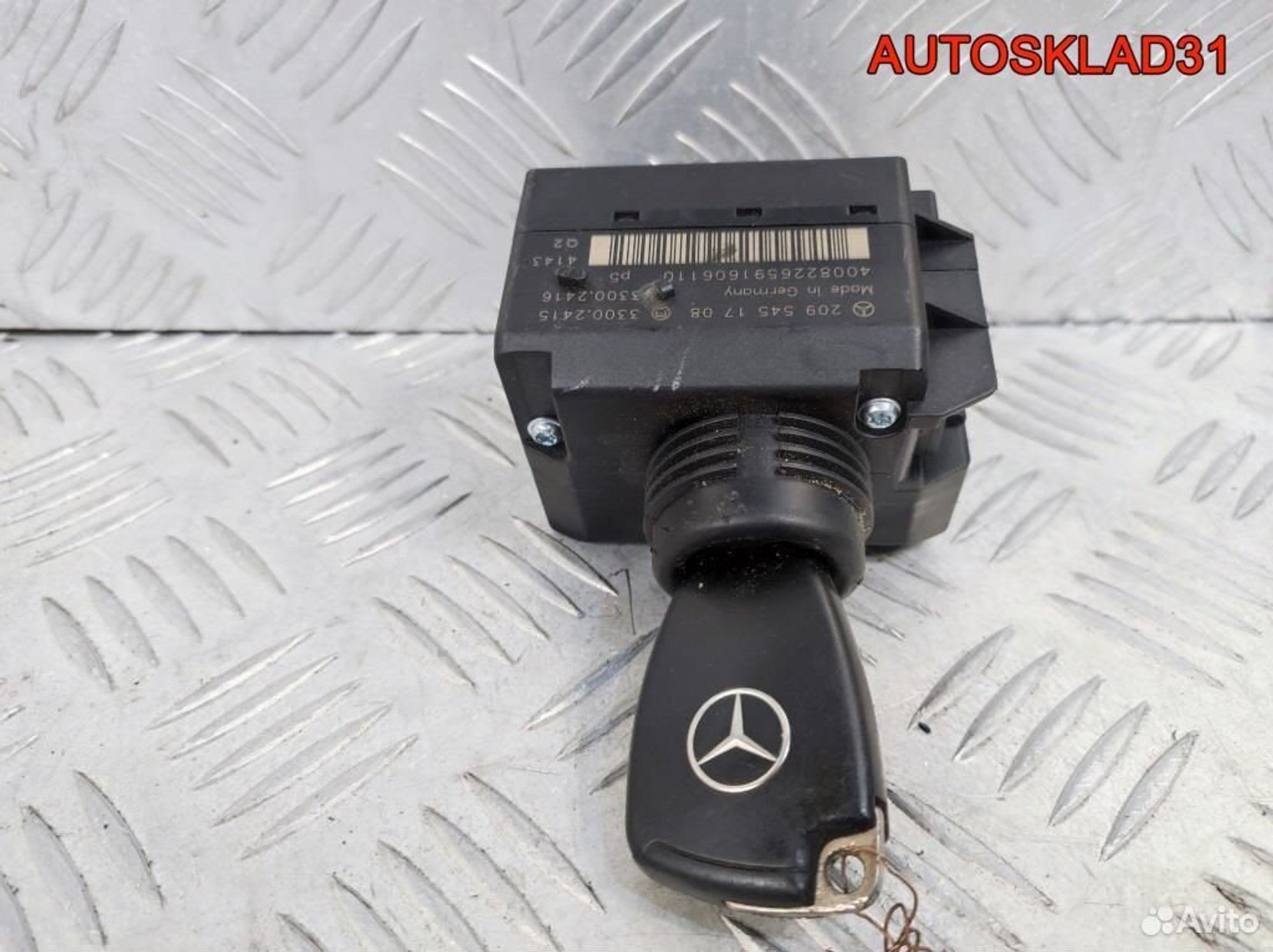 Замок зажигания Mercedes Benz W203 A2095451708, 3300 рублей, Дубовое