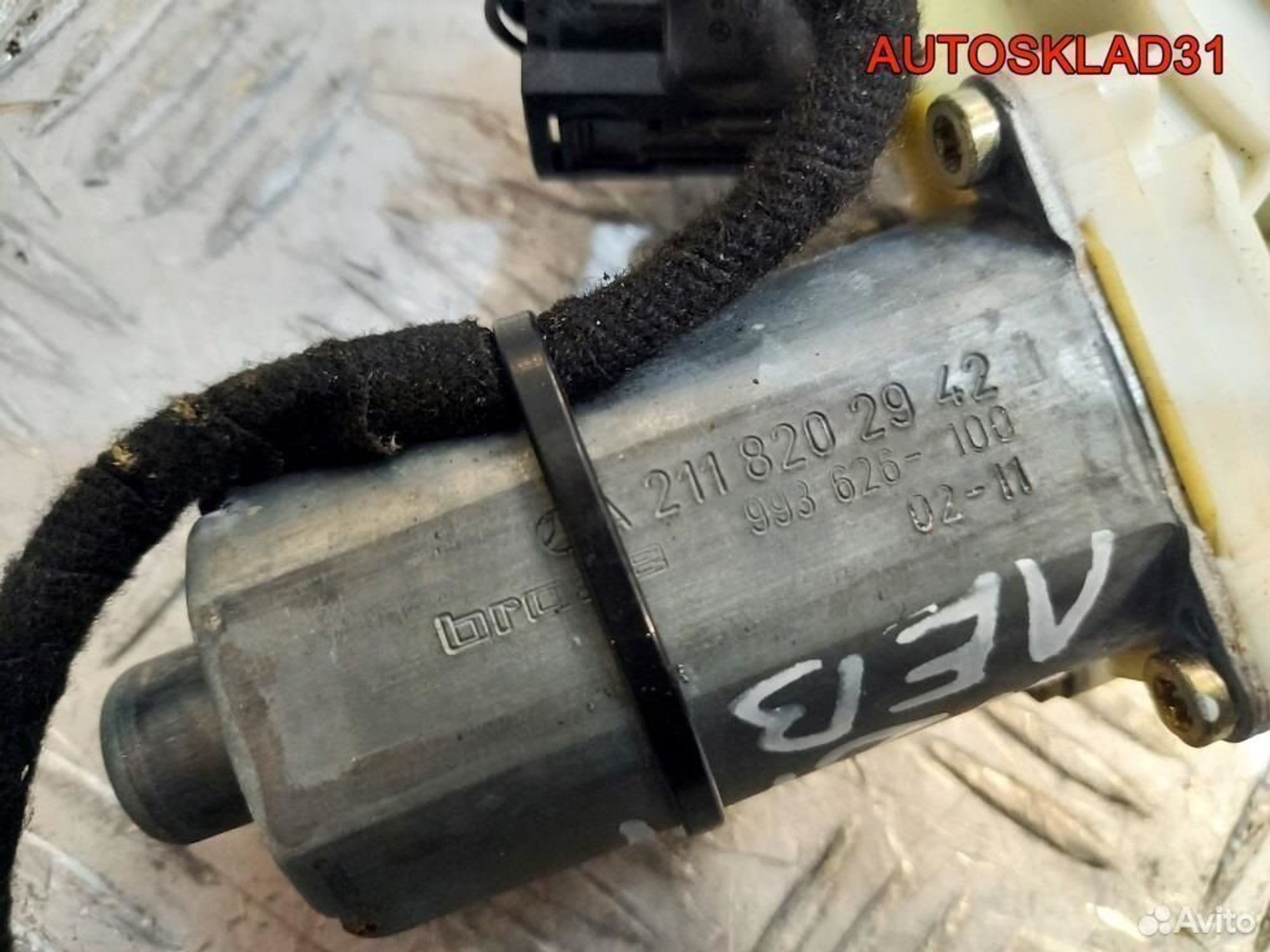 Моторчик стеклоподъемника передний Mercedes W211, 1100 рублей, Дубовое