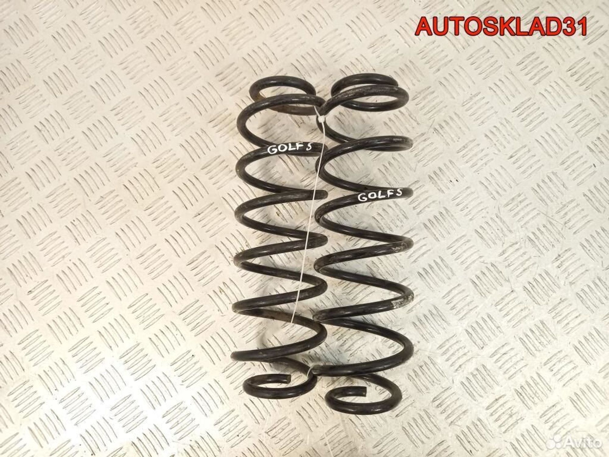 Пружина задняя комплект Volkswagen Golf 5, 1800 рублей, Дубовое