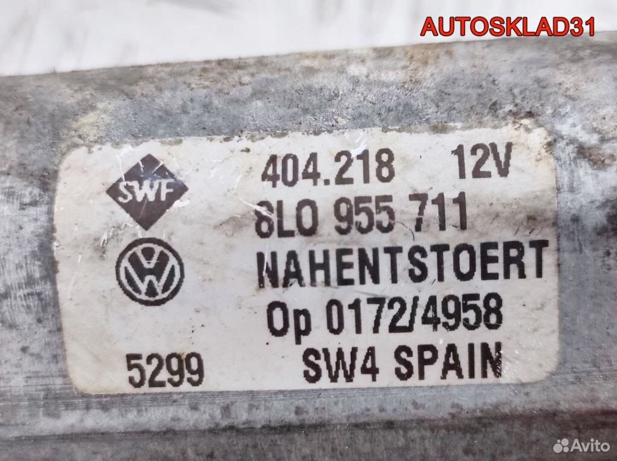 Моторчик стеклоочистителя задний VW Passat B5, 3200 рублей, Дубовое