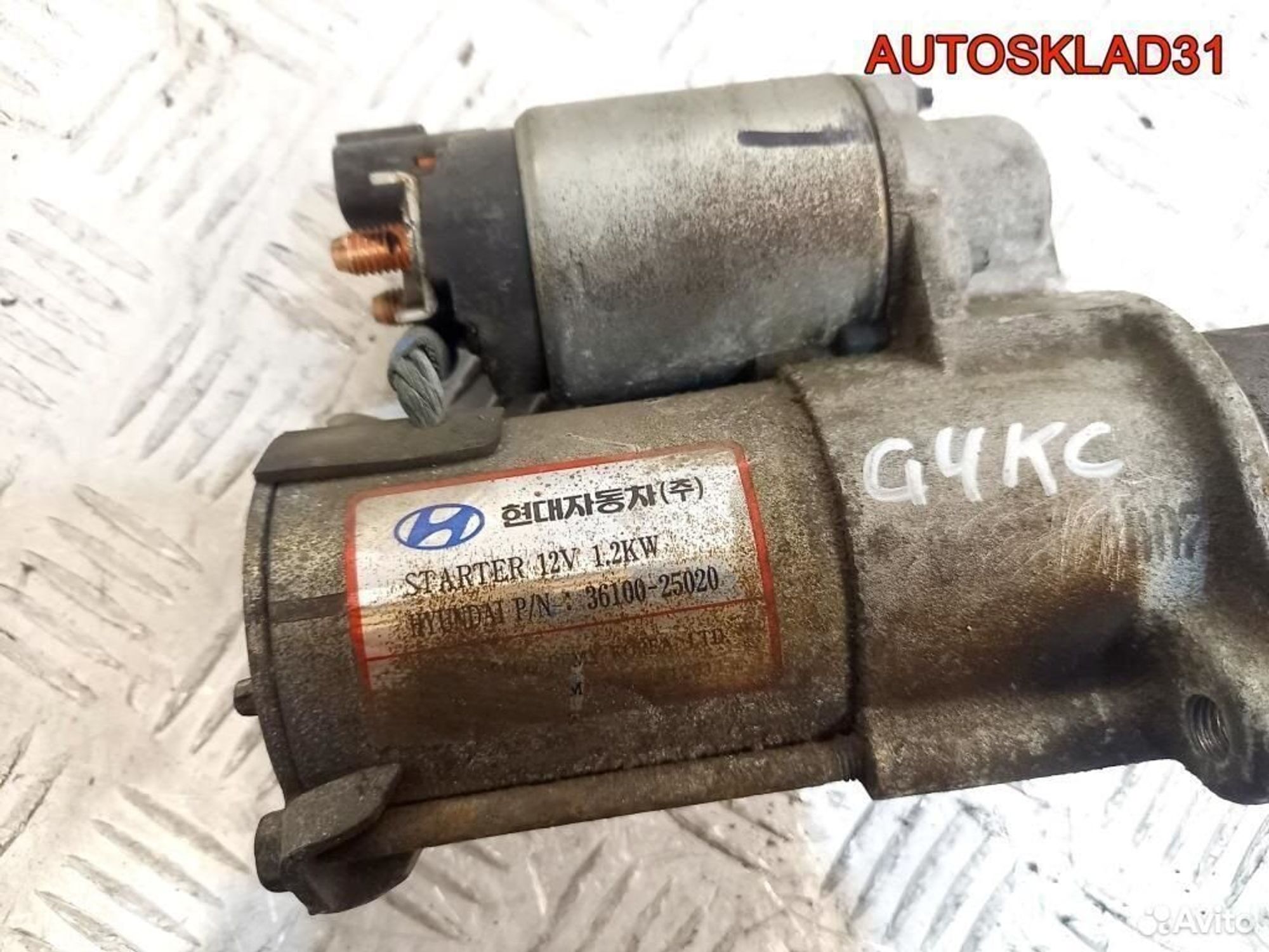 Стартер Hyundai Sonata 5 NF 2.4 G4KC 3610025020, 4500 рублей, Дубовое