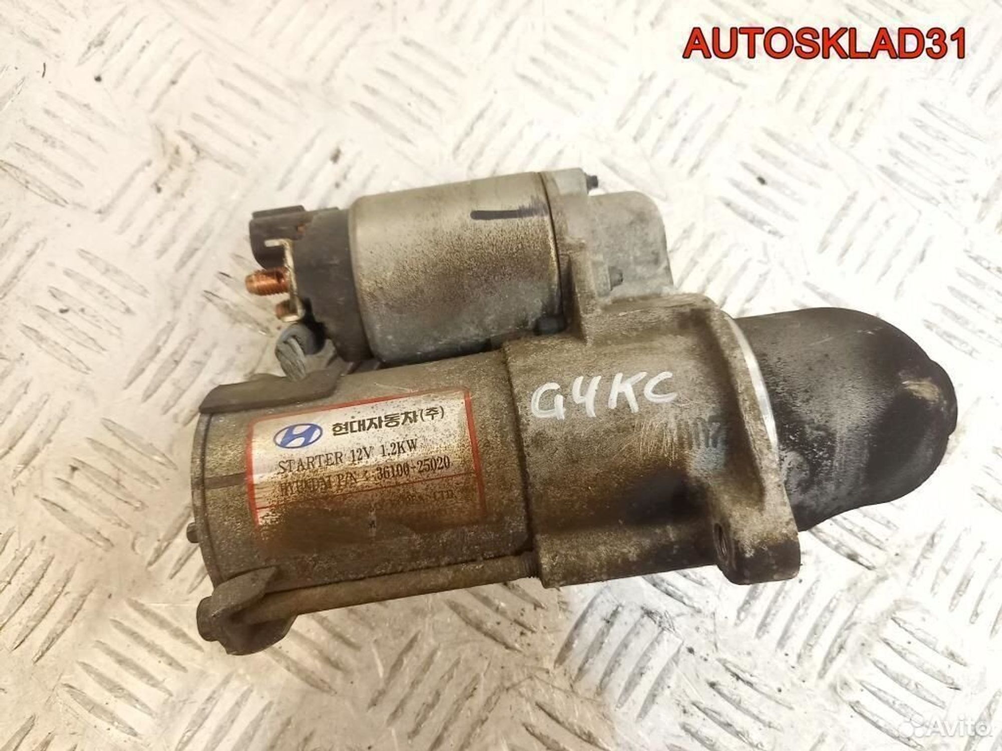 Стартер Hyundai Sonata 5 NF 2.4 G4KC 3610025020, 4500 рублей, Дубовое