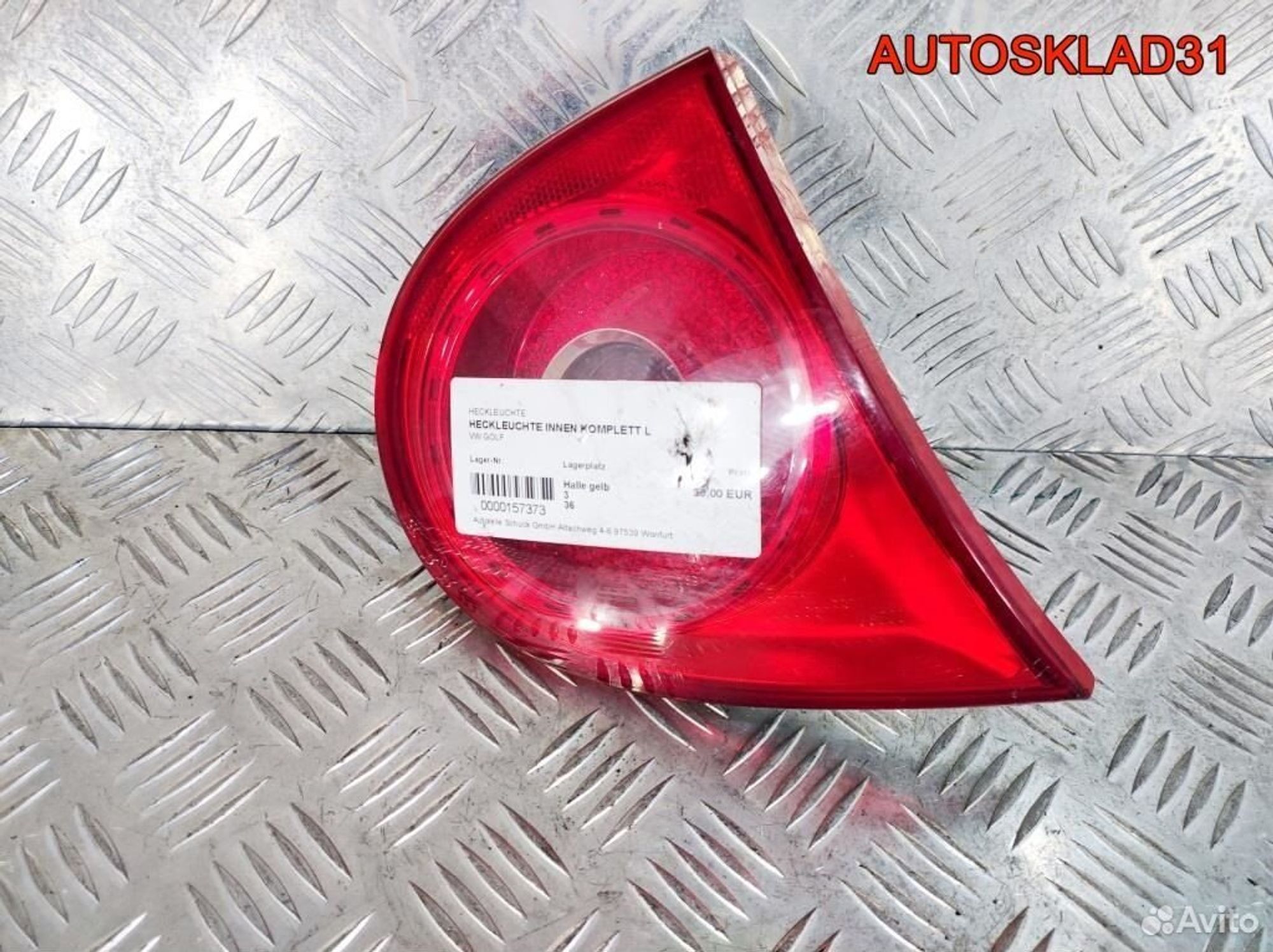 Фонарь задний внутренний левый VW Golf 5 028500102, 2600 рублей, Дубовое