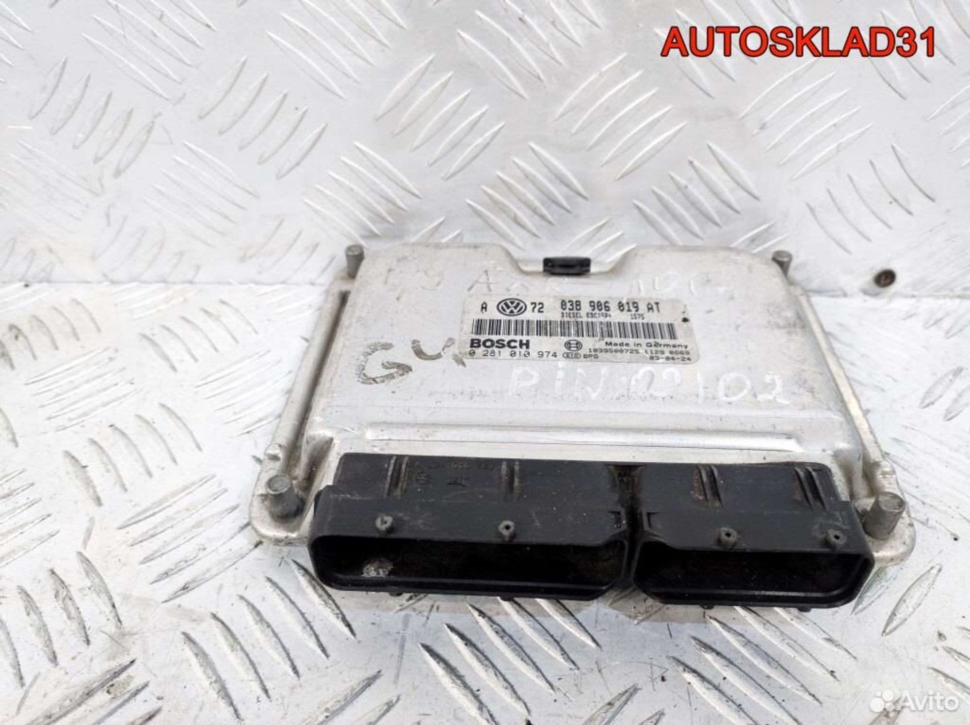 Блок Эбу Volkswagen Golf 4 AXR 038906019AT Дизель, 1200 рублей, Дубовое