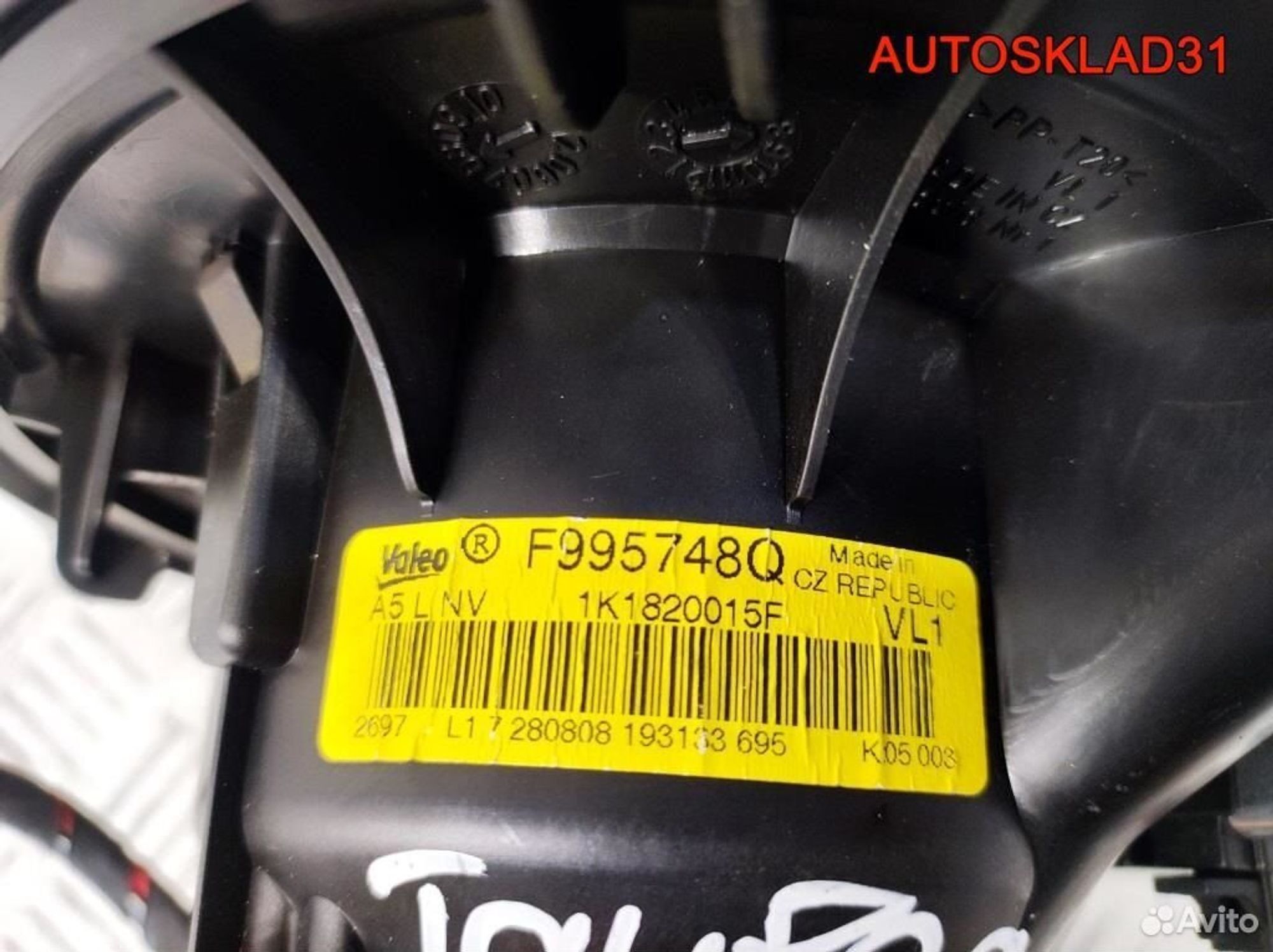 Моторчик отопителя Volkswagen Touran 1K1820015F, 6600 рублей, Дубовое