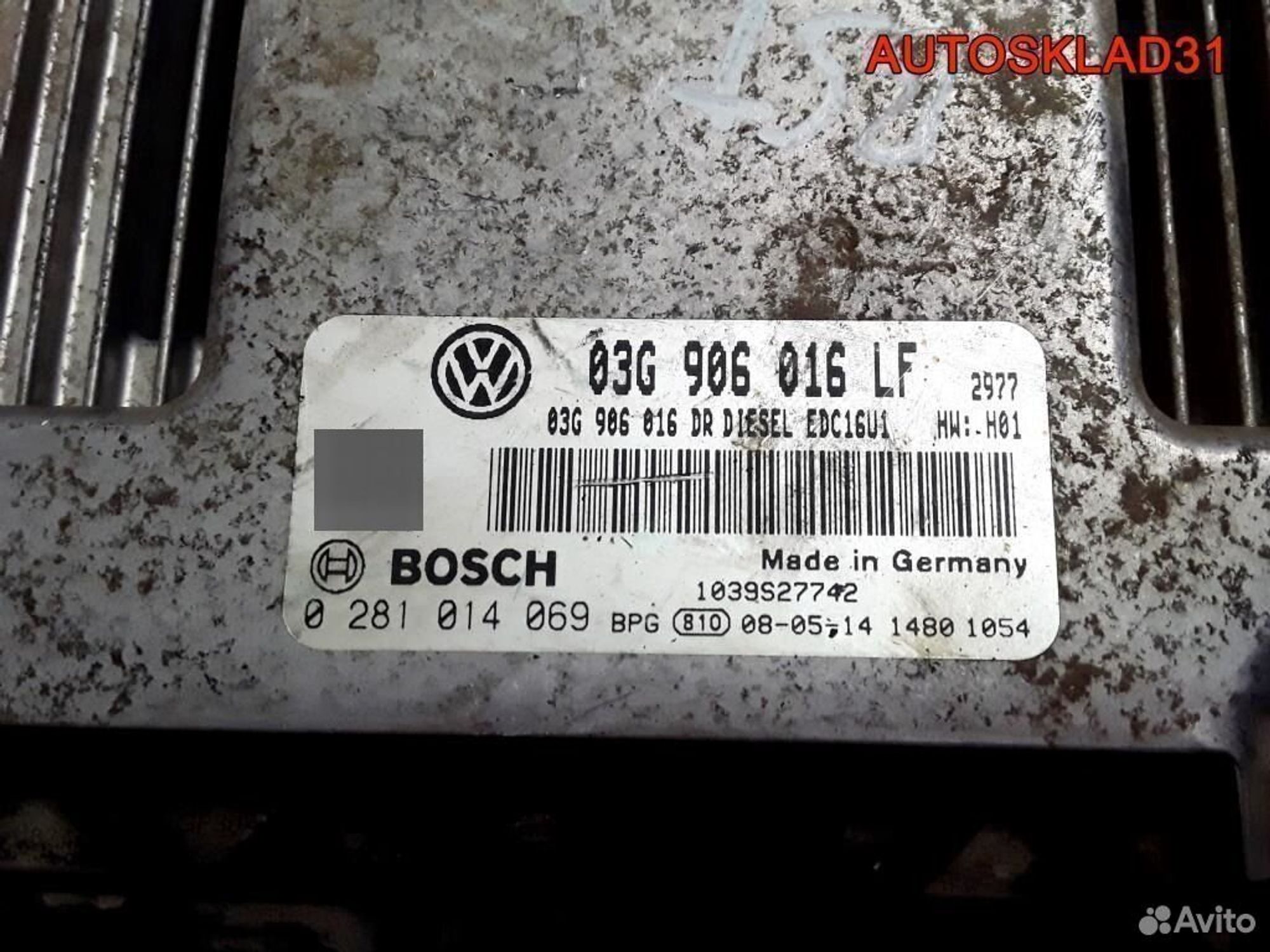 Блок эбу Volkswagen Caddy 3 2.0 BST 03G906016LF, 2000 рублей, Дубовое