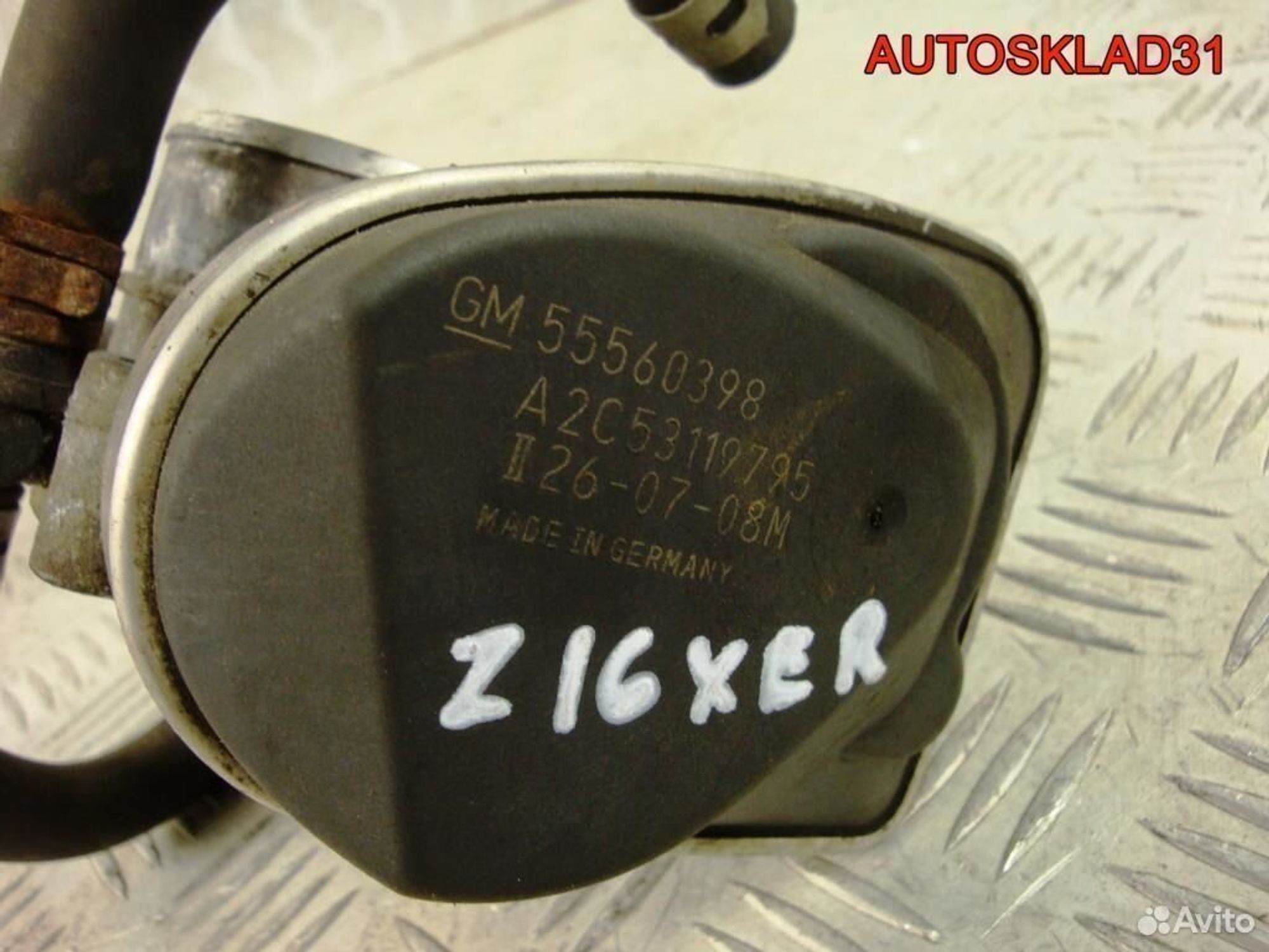 Дроссельная заслонка Opel Astra H Z16XER 55560398, 1800 рублей, Дубовое