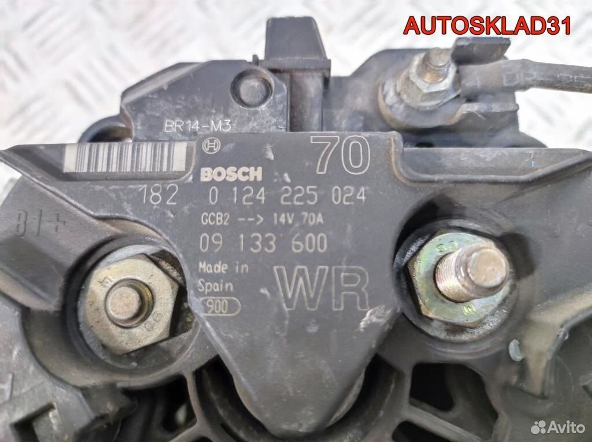 Генератор 70A Opel Corsa C 1,4 Z14XE 9133600, 4000 рублей, Дубовое