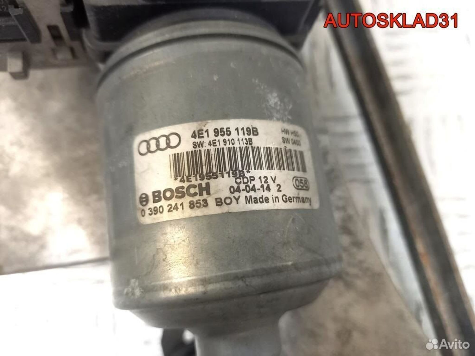 Трапеция стеклоочистителя Audi A8 D3 4E1955023C, 12200 рублей, Дубовое