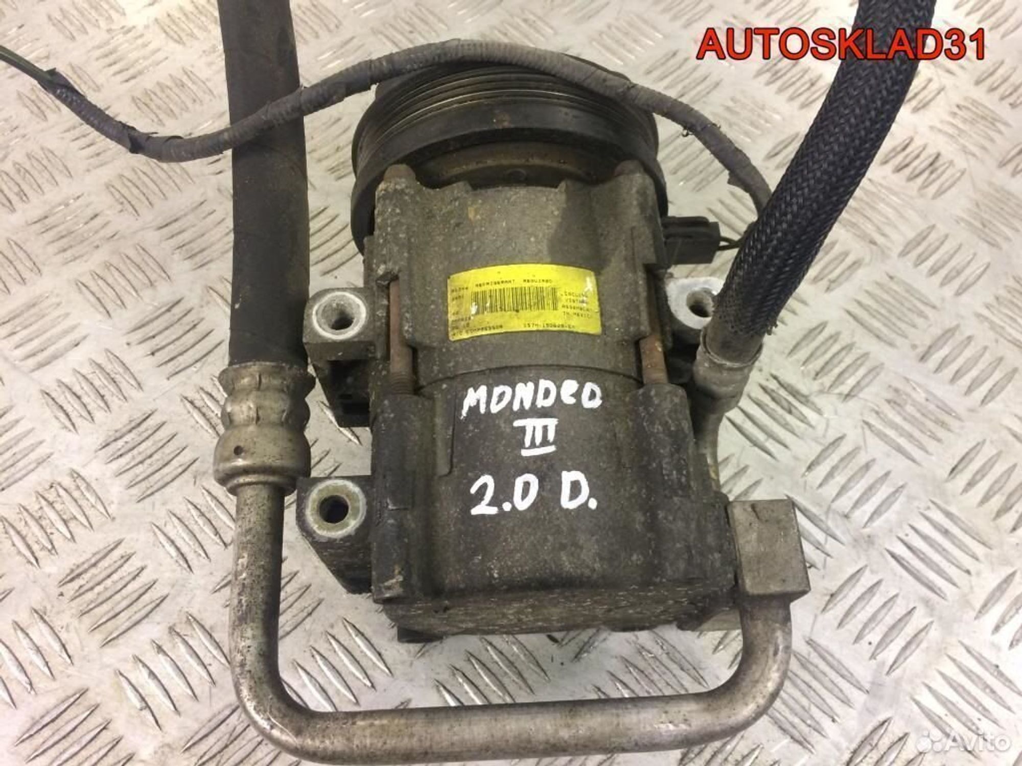 Компрессор кондиционера Ford Mondeo 3 1s7h19d629ea, 2500 рублей, Дубовое