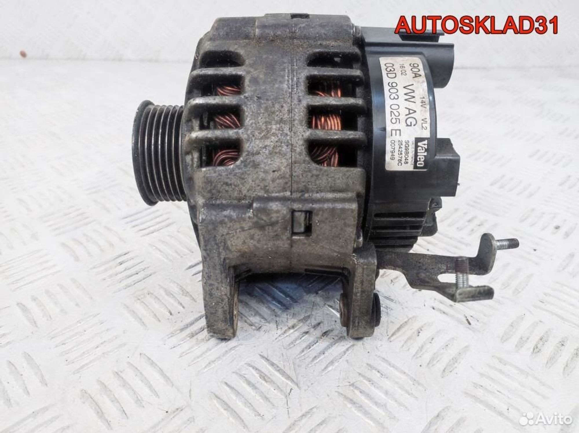 Генератор 90A Volkswagen Polo 1.2 AZQ 03D903025E, 4600 рублей, Дубовое