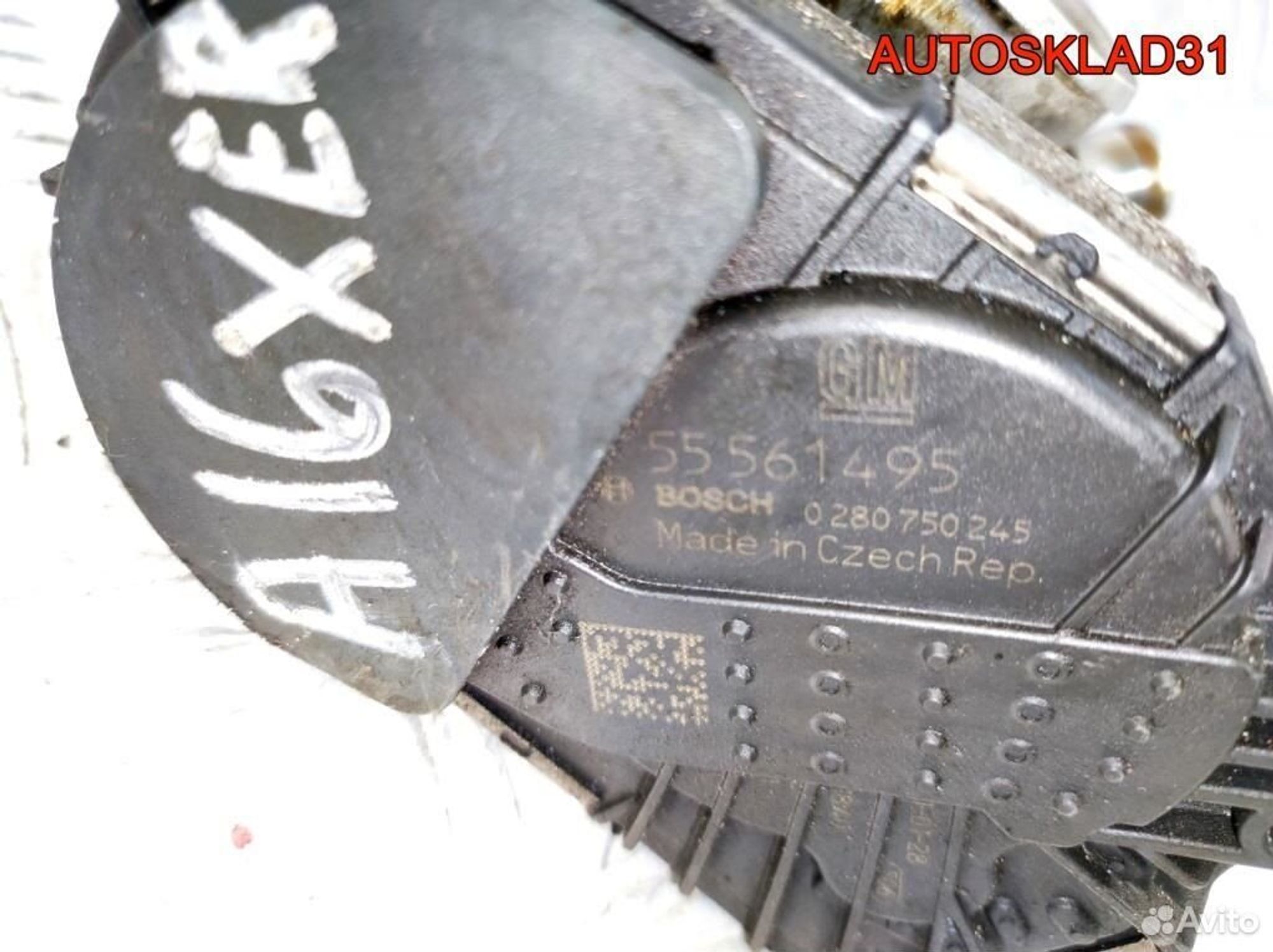 Заслонка дроссельная Opel Astra J A16XER 55561495, 8100 рублей, Дубовое