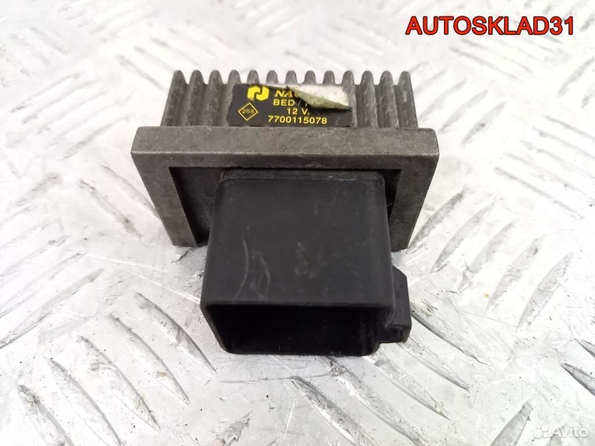 Реле свечей накала Renault Megane 2 7700115078, 2500 рублей, Дубовое