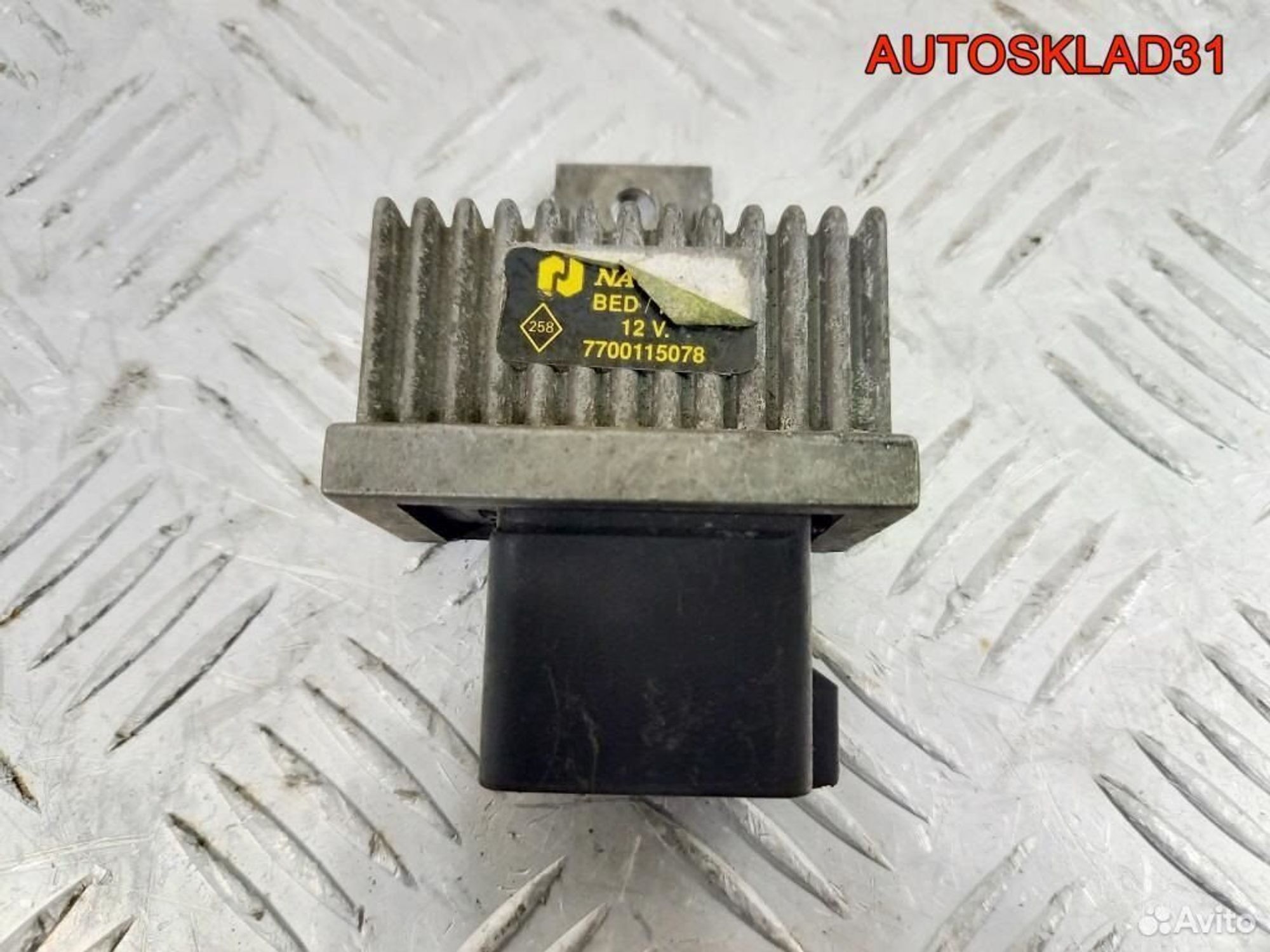 Реле свечей накала Renault Megane 2 7700115078, 2500 рублей, Дубовое