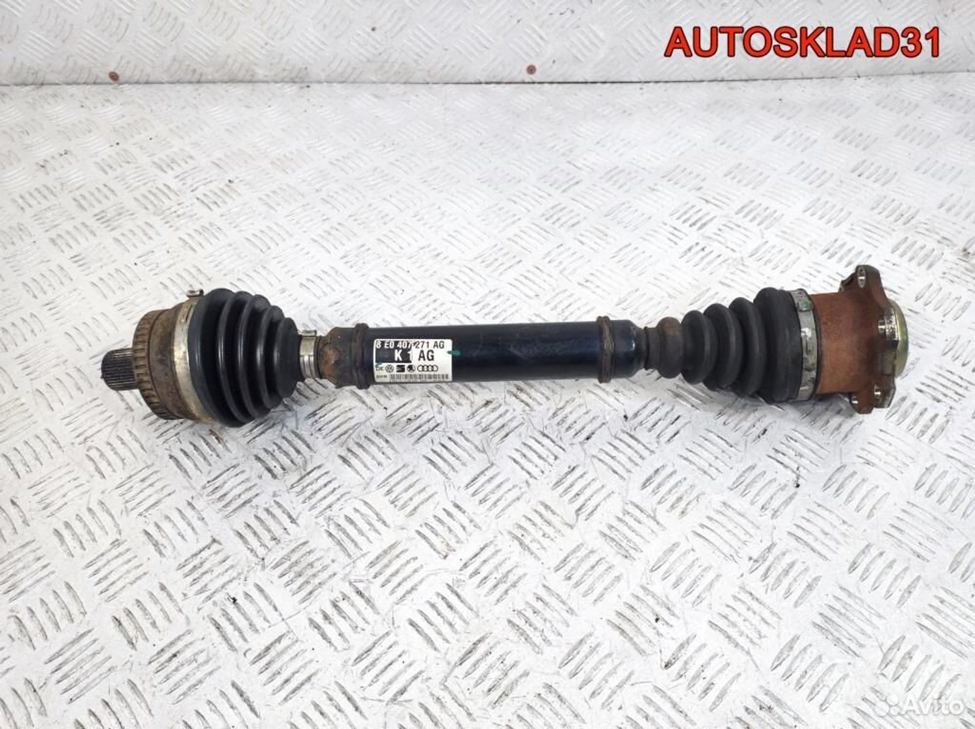 Привод передний левый Audi A4 B6 8E0407271AG, 4500 рублей, Дубовое