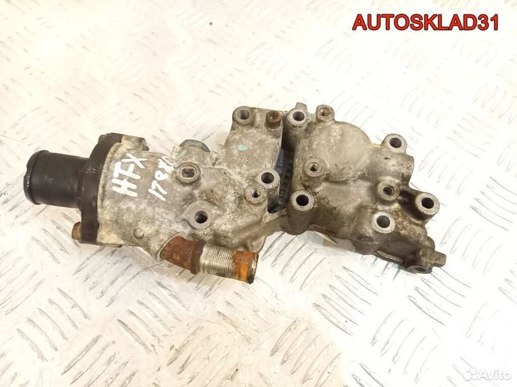 Корпус термостата Peugeot 206 1,1 HFX 963470580, 2100 рублей, Дубовое
