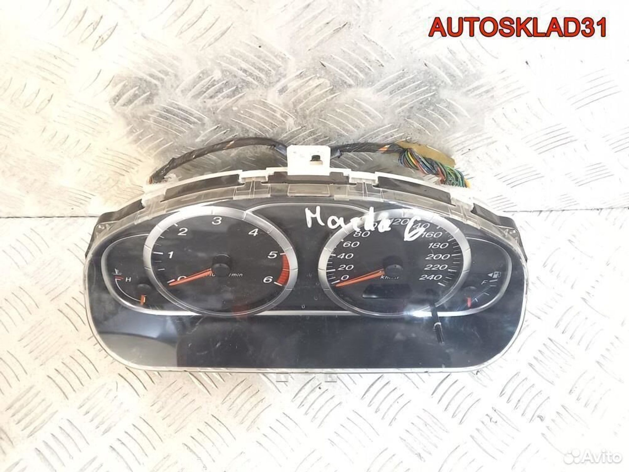 Панель приборов Mazda 6 GG 52GR1NA Дизель, 4100 рублей, Дубовое