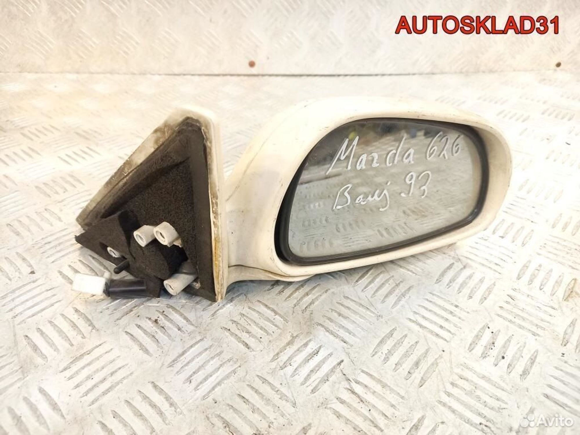 Зеркало правое электрическое Mazda 626 GE Хетчбэк, 1800 рублей, Дубовое