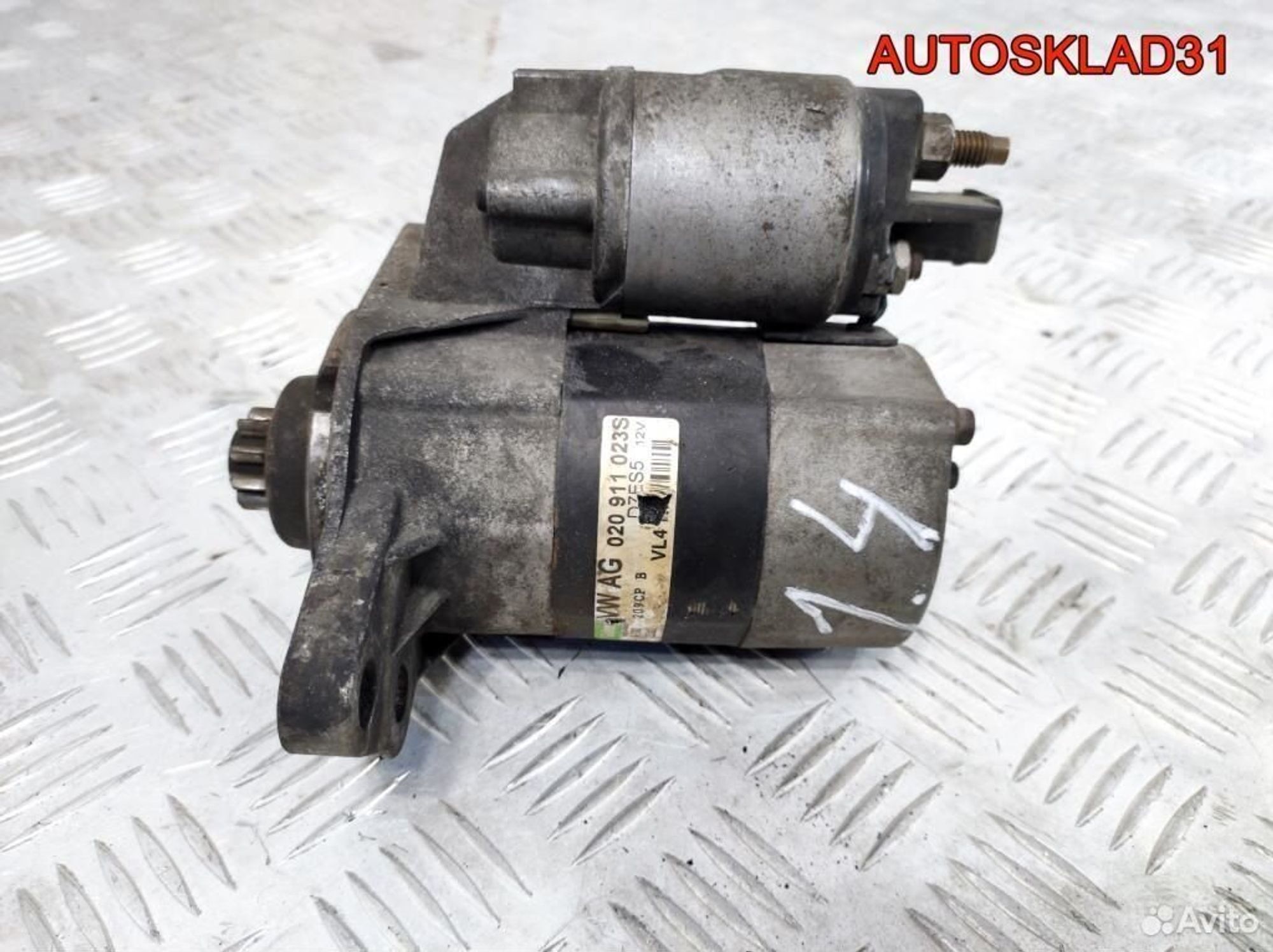 Стартер VW Golf 4 1.4 AKQ Бензин 020911023S, 3700 рублей, Дубовое