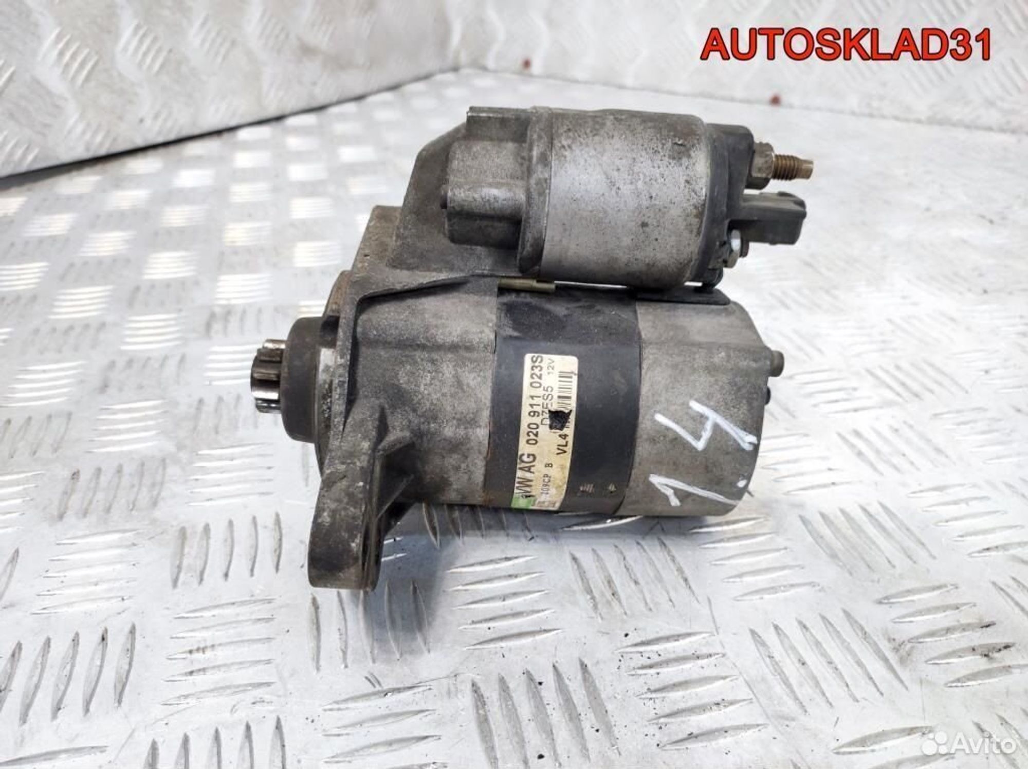 Стартер VW Golf 4 1.4 AKQ Бензин 020911023S, 3700 рублей, Дубовое