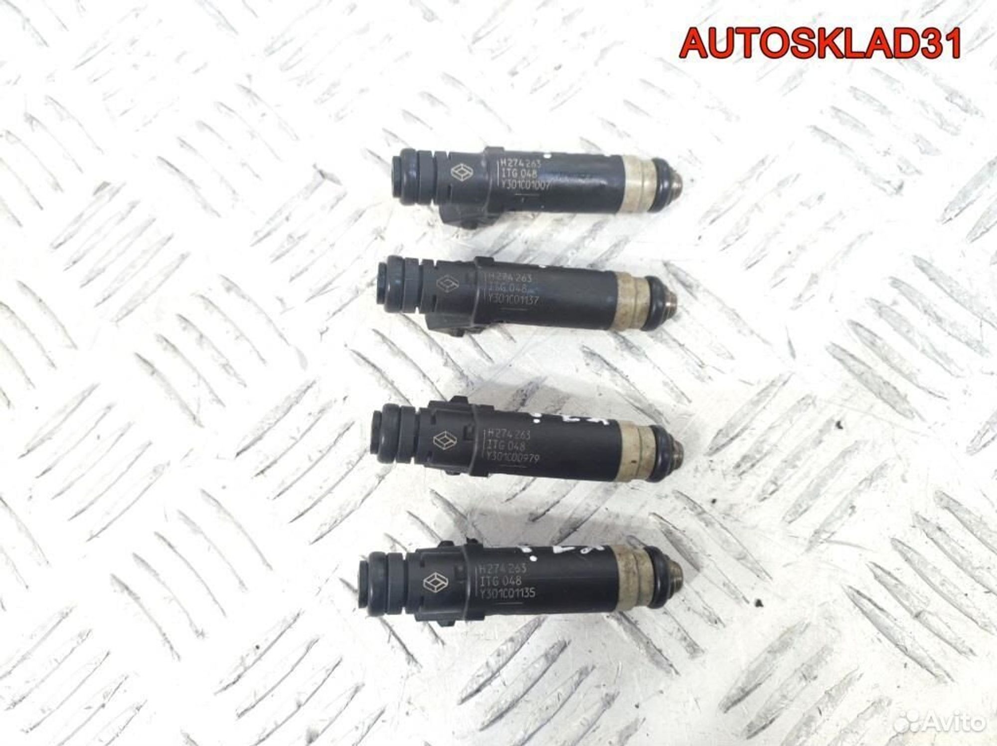 Форсунка инжекторная Renault Logan H274263 Бензин, 1100 рублей, Дубовое