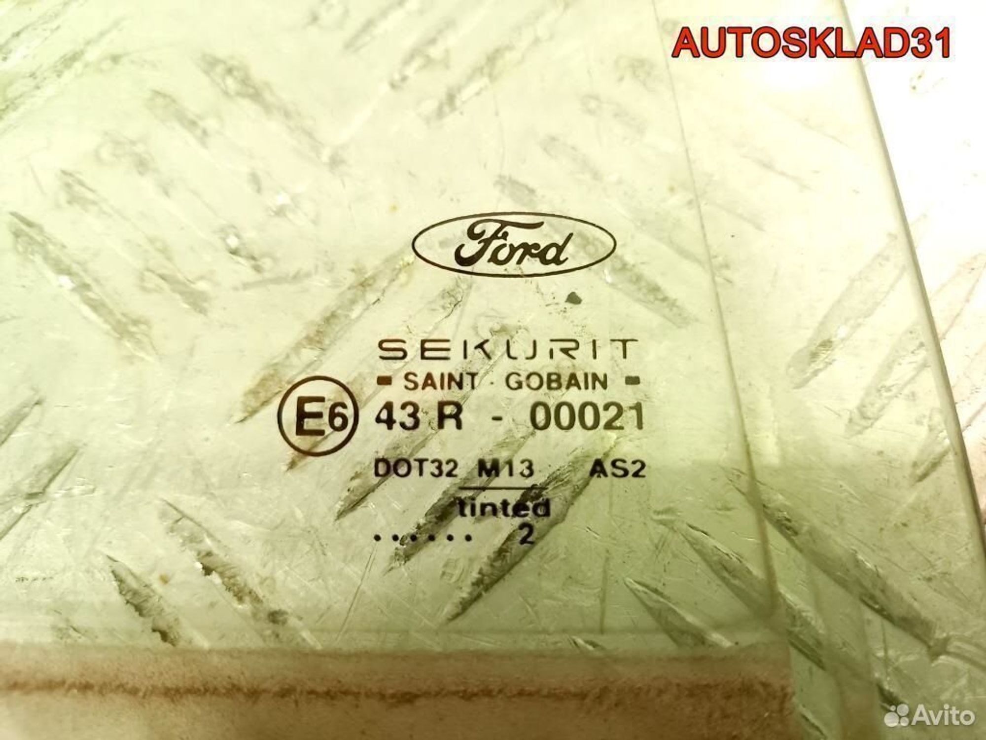 Стекло двери задней правой Ford Mondeo 3 Универсал, 1200 рублей, Дубовое