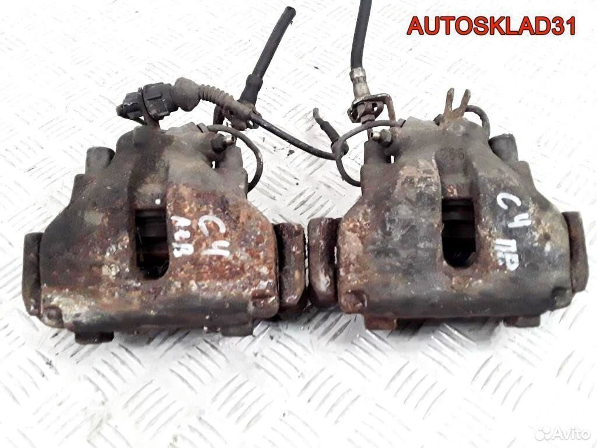 Суппорт тормозной передний Audi A6 C4 4A0615123, 1800 рублей, Дубовое