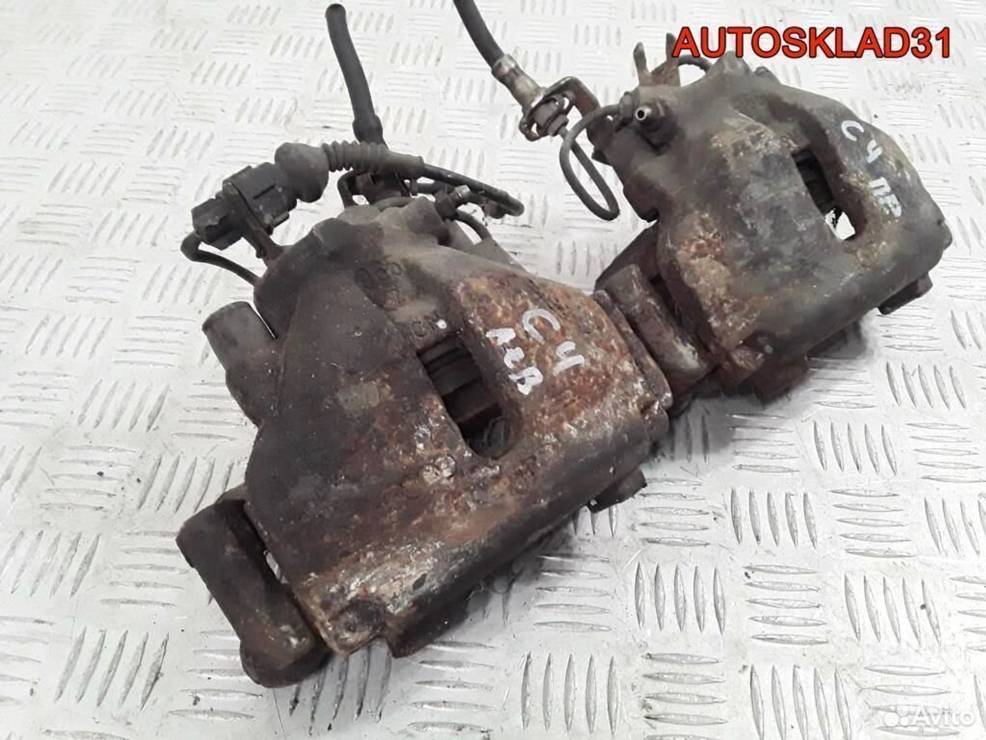 Суппорт тормозной передний Audi A6 C4 4A0615123, 1800 рублей, Дубовое