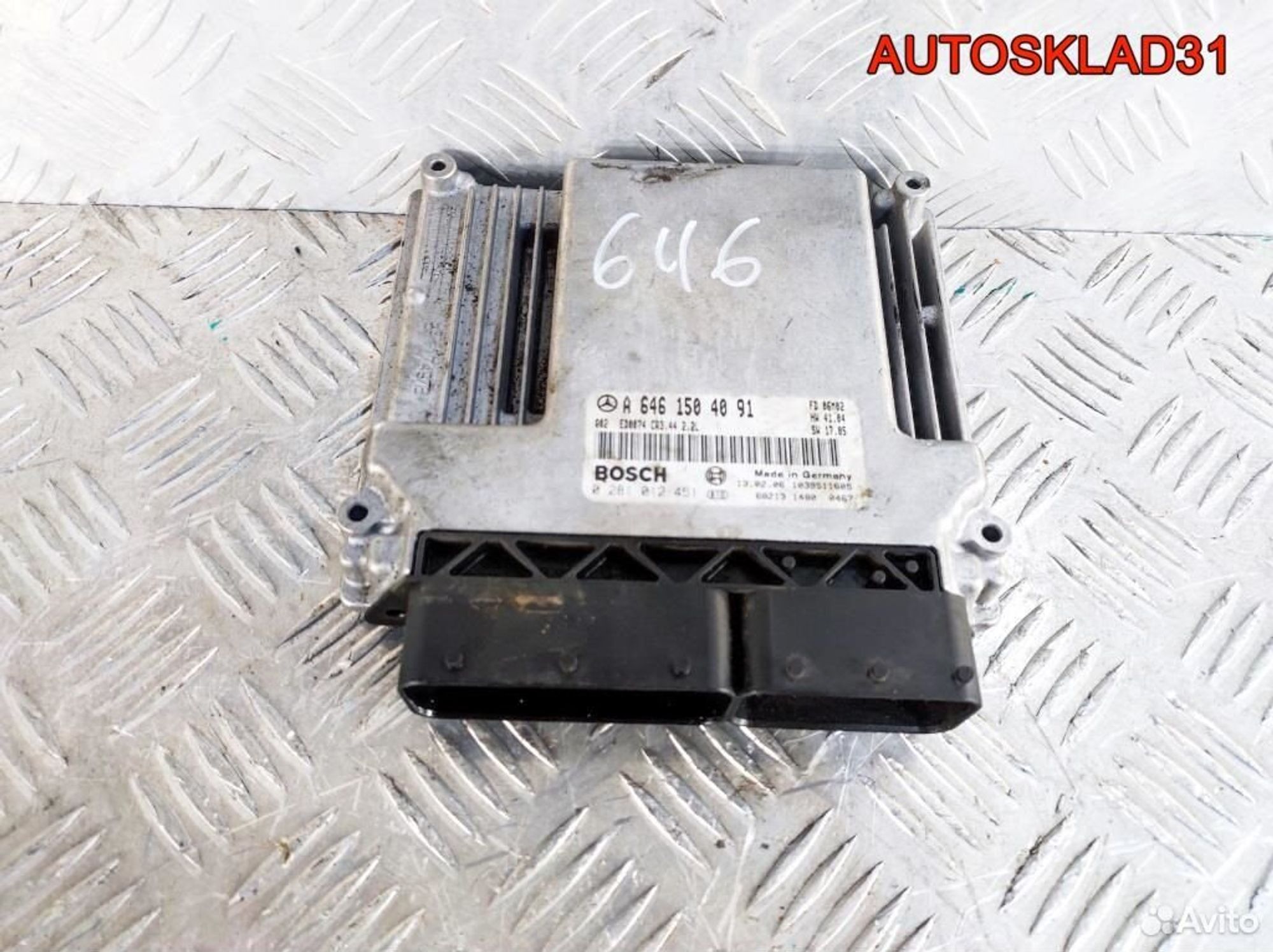 Блок эбу Mercedes Benz W203 A6461504091 Дизель, 4900 рублей, Дубовое