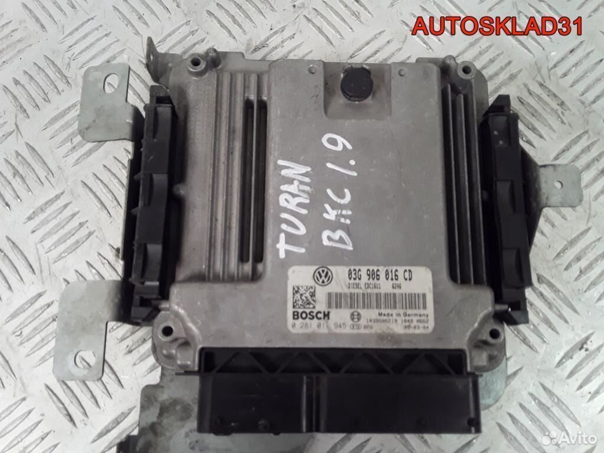 Блок эбу Volkswagen Touran 1,9 BKC 03G906016CD, 2000 рублей, Дубовое