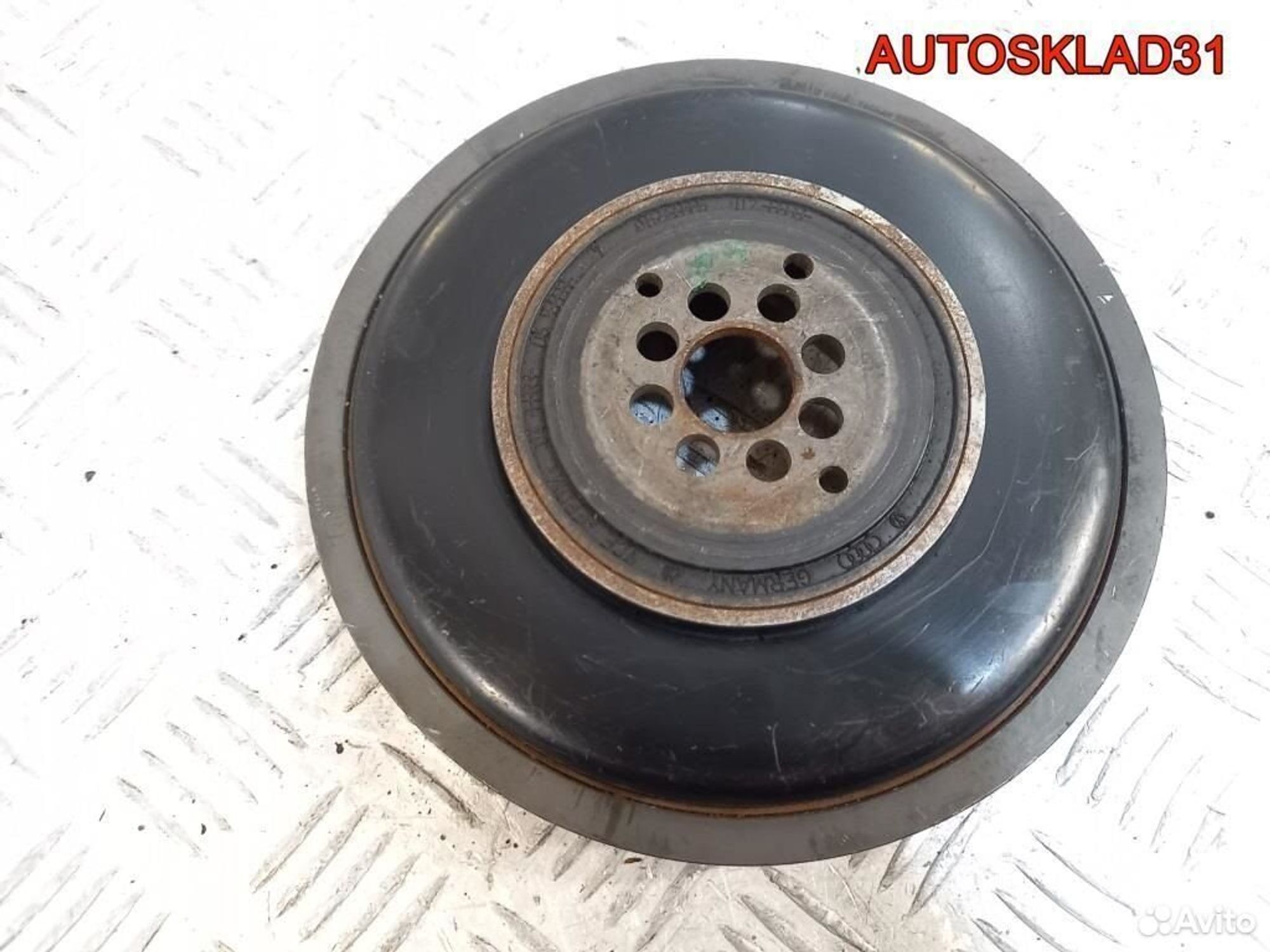 Шкив коленвала Volkswagen Touareg, I (2002—2006), 4500 рублей, Дубовое