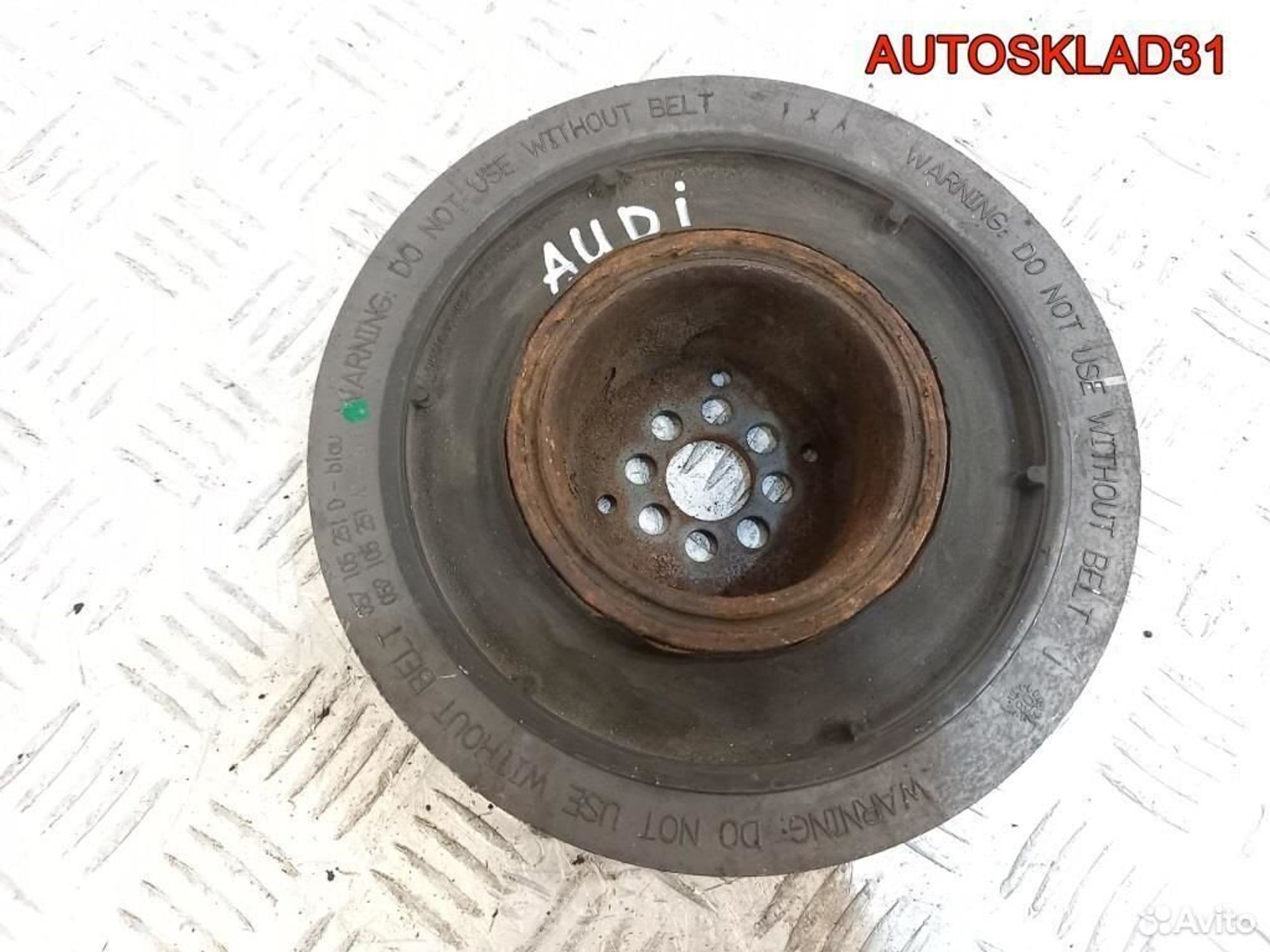 Шкив коленвала Volkswagen Touareg, I (2002—2006), 4500 рублей, Дубовое