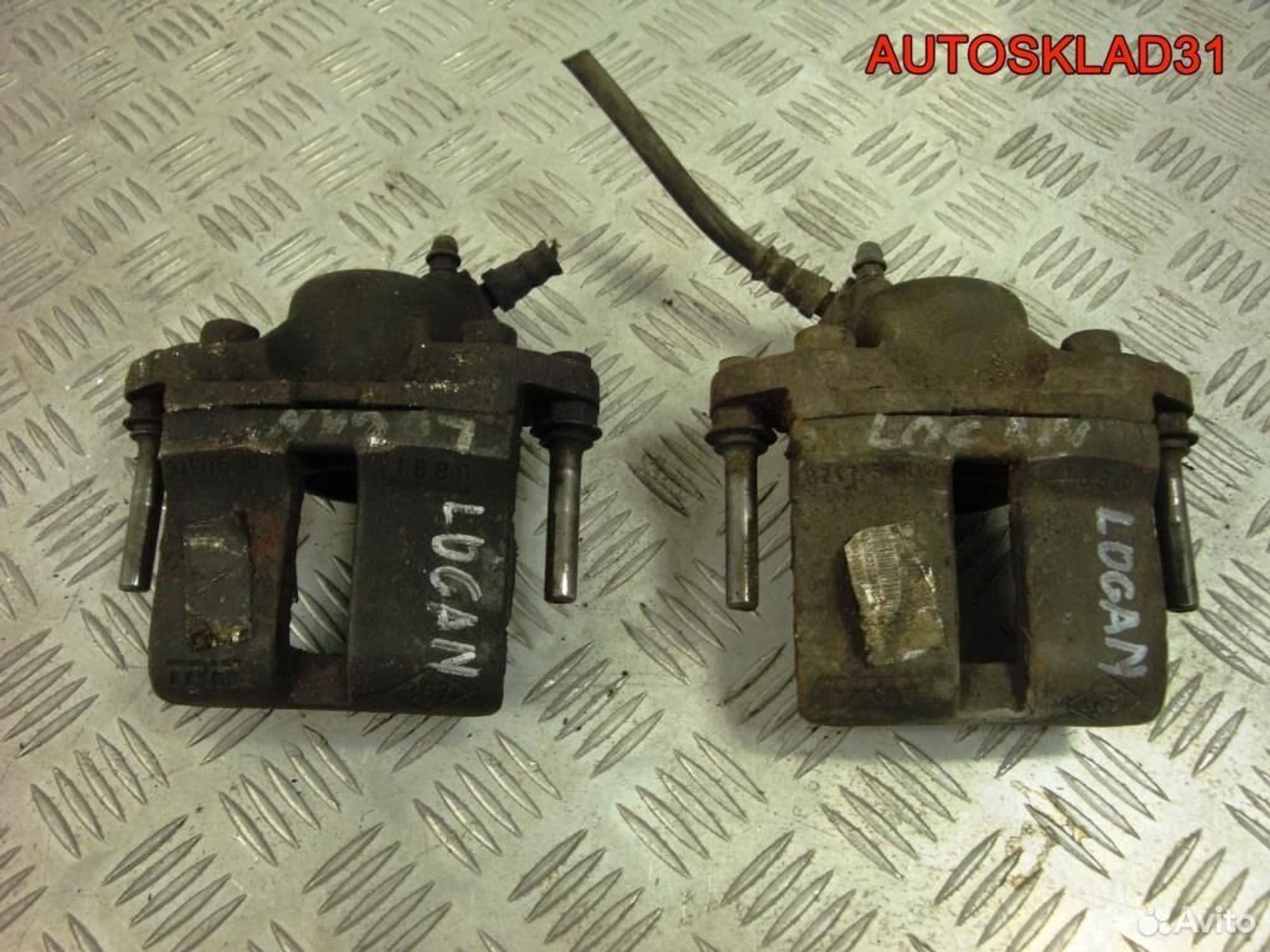 Суппорт тормозной передний Рено Логан 2005-2014 г, 1700 рублей, Дубовое