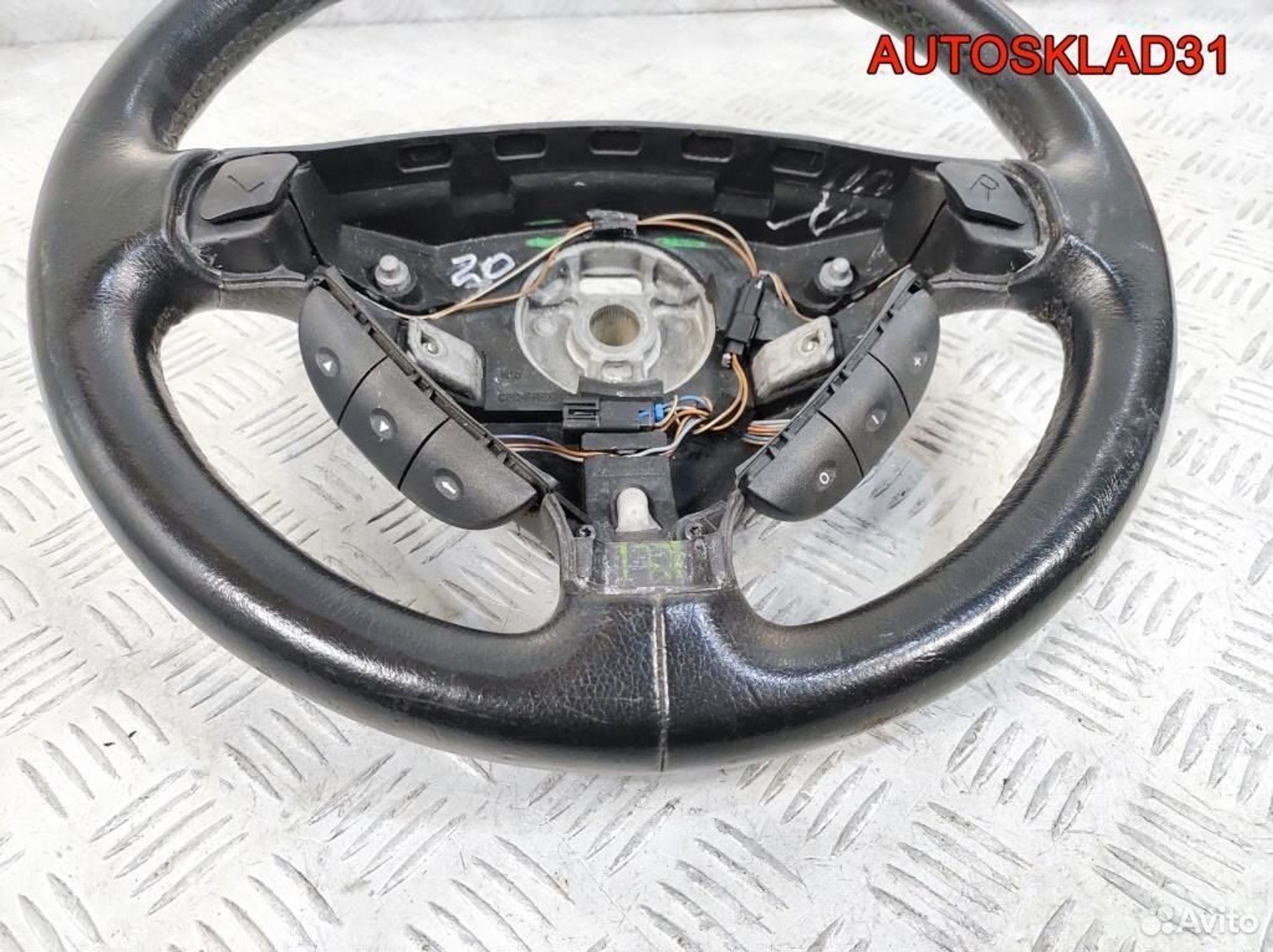 Рулевое колесо кожа Opel Zafira A 090538275, 2600 рублей, Дубовое