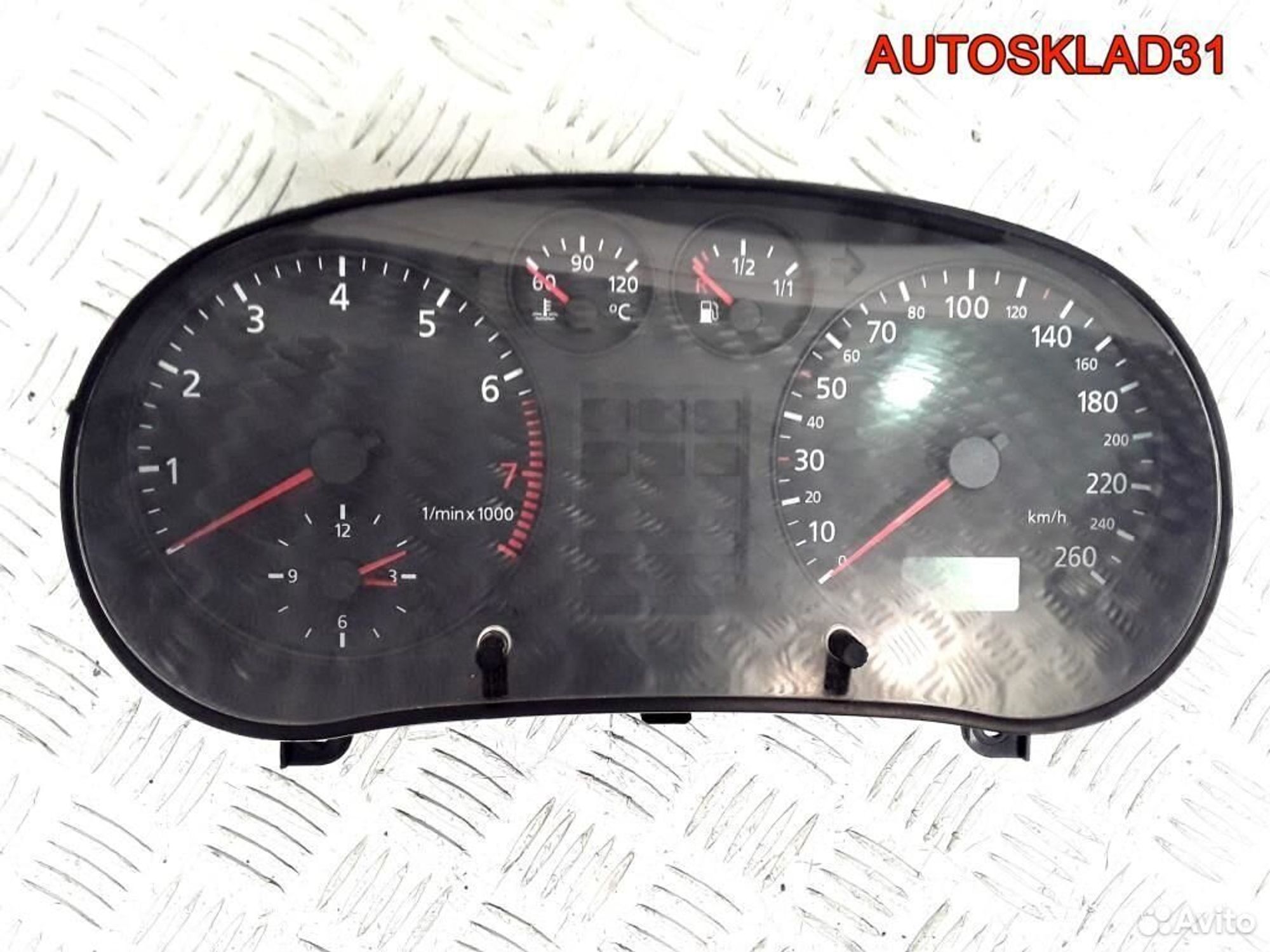 Панель приборов Audi A3 8L 8L0919860E Бензин, 3200 рублей, Дубовое