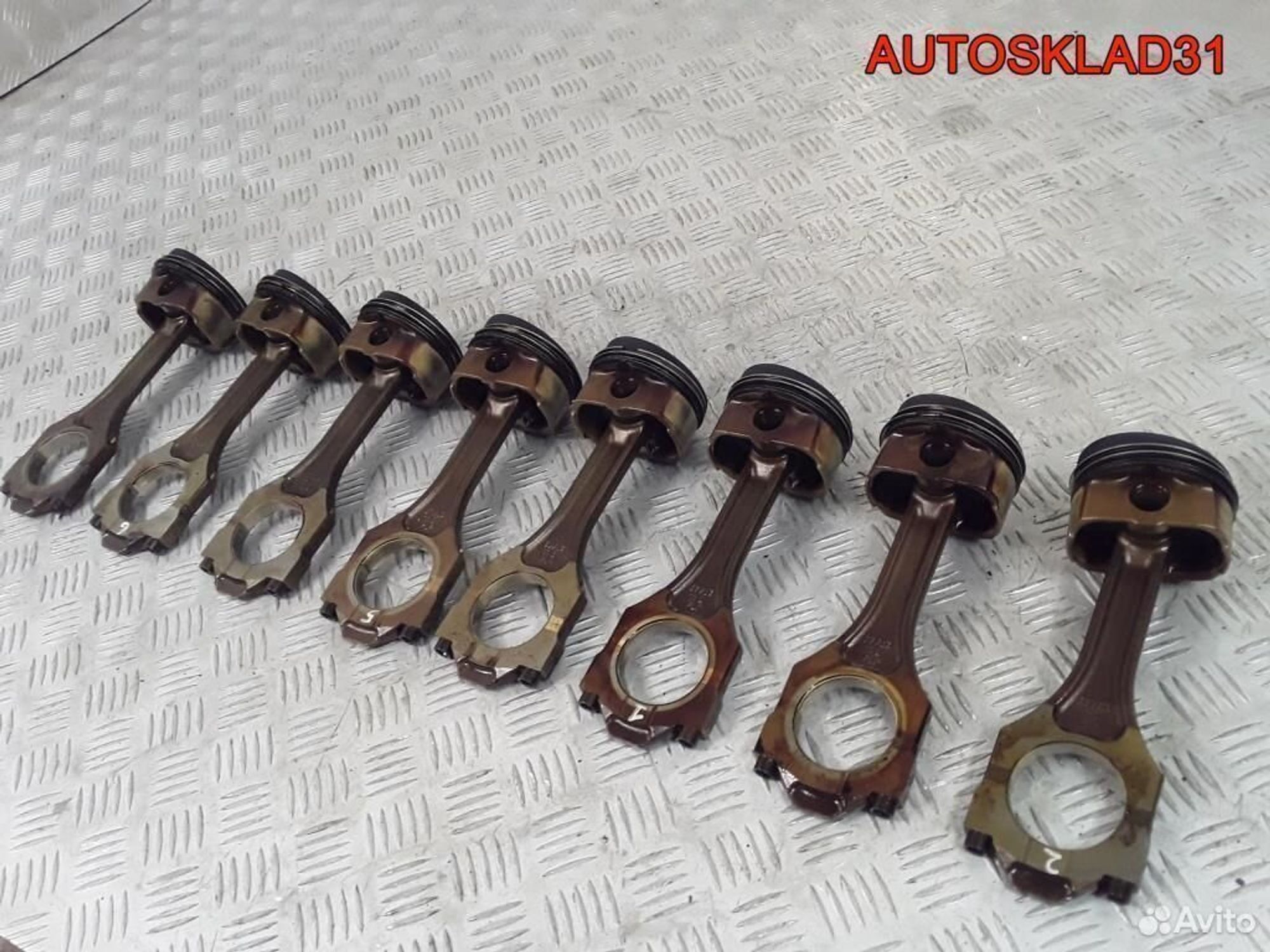 Поршнь в сборе с шатуном VW Passat B5+ 4.0 BDN, 1700 рублей, Дубовое