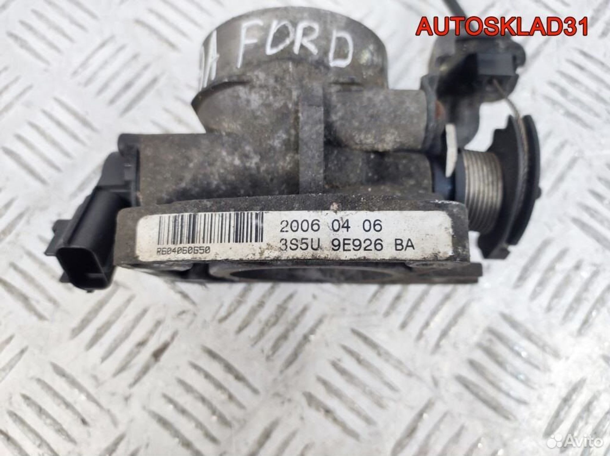 Заслонка дроссельная Ford KA 1.3 А9А 3S5U9E926BA, 2500 рублей, Дубовое