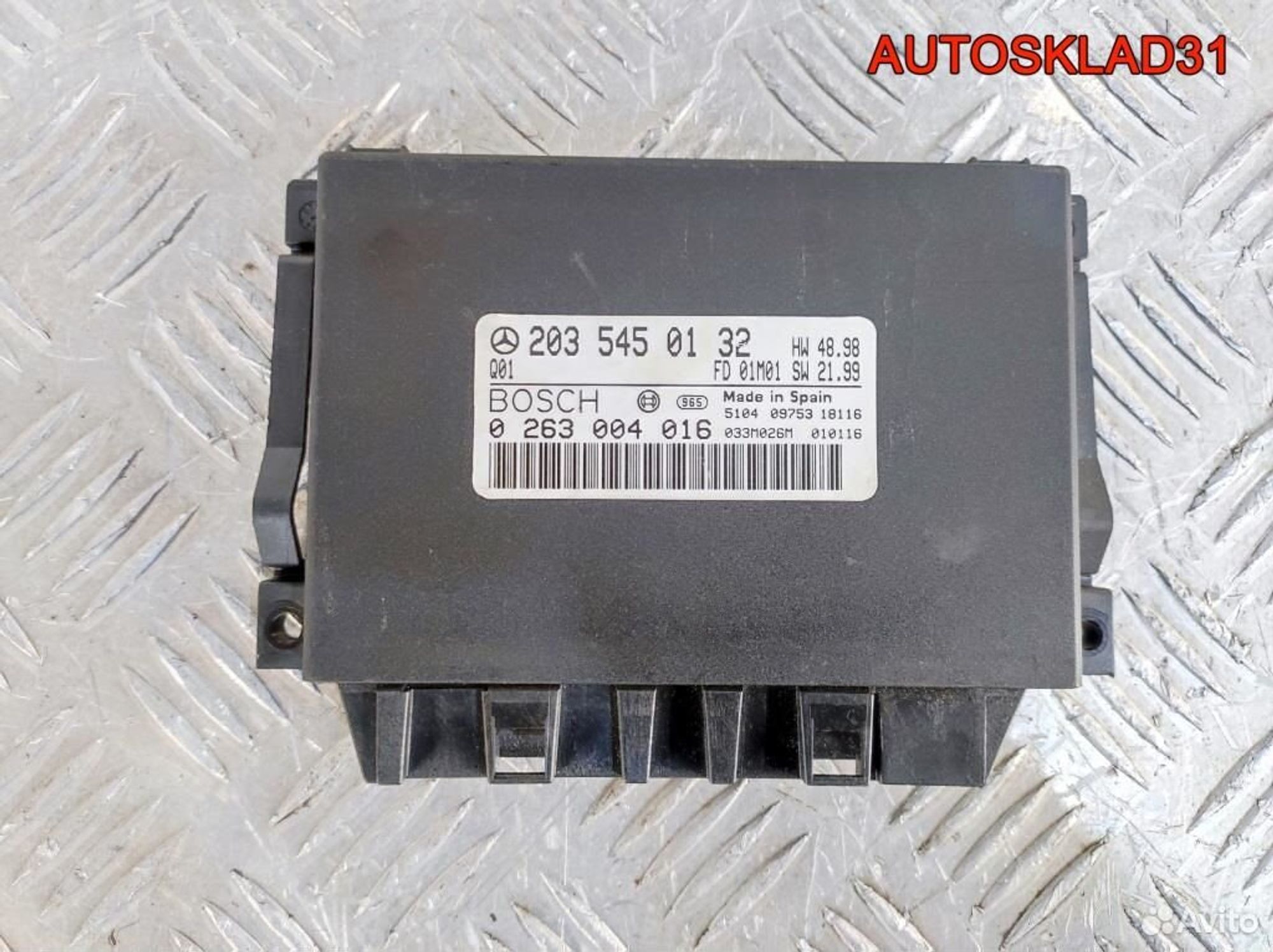 Блок парктроников Mercedes Benz W203 A2035450132, 1700 рублей, Дубовое