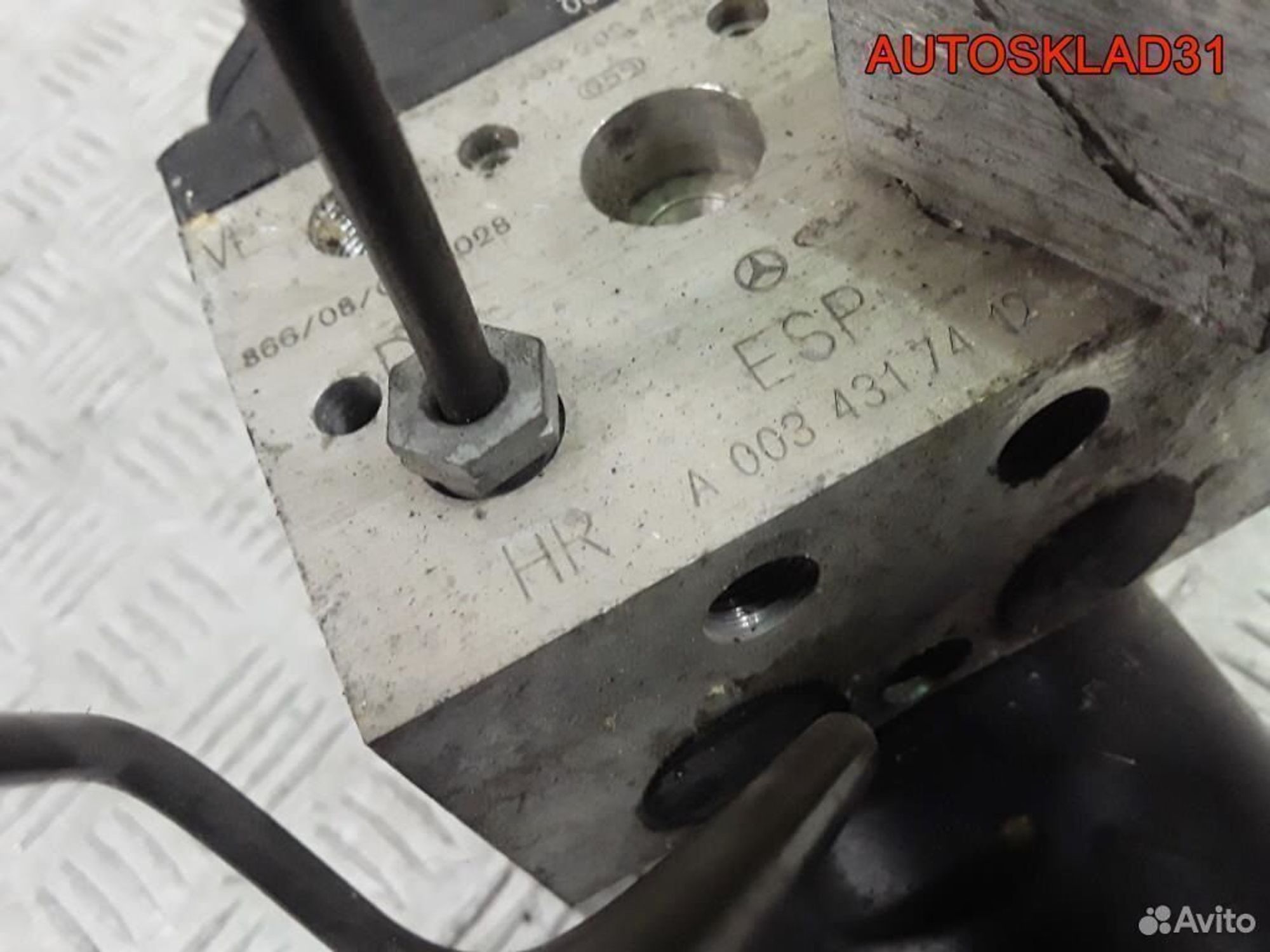 Блок абс ABS Mercedes Benz W168 A0034317412, 3600 рублей, Дубовое