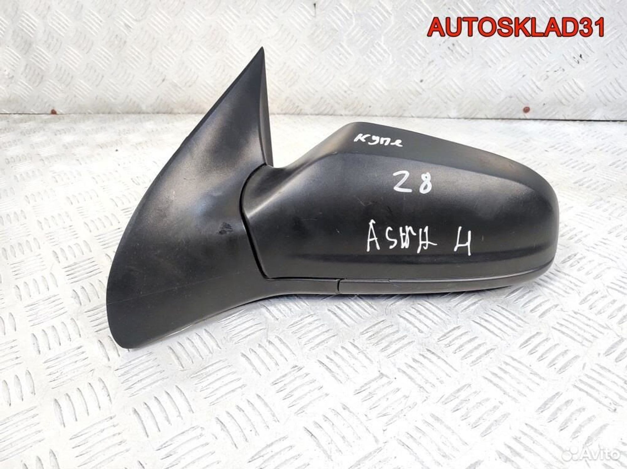 Зеркало левое Opel Astra H 6428205 Хетчбэк, 4100 рублей, Дубовое