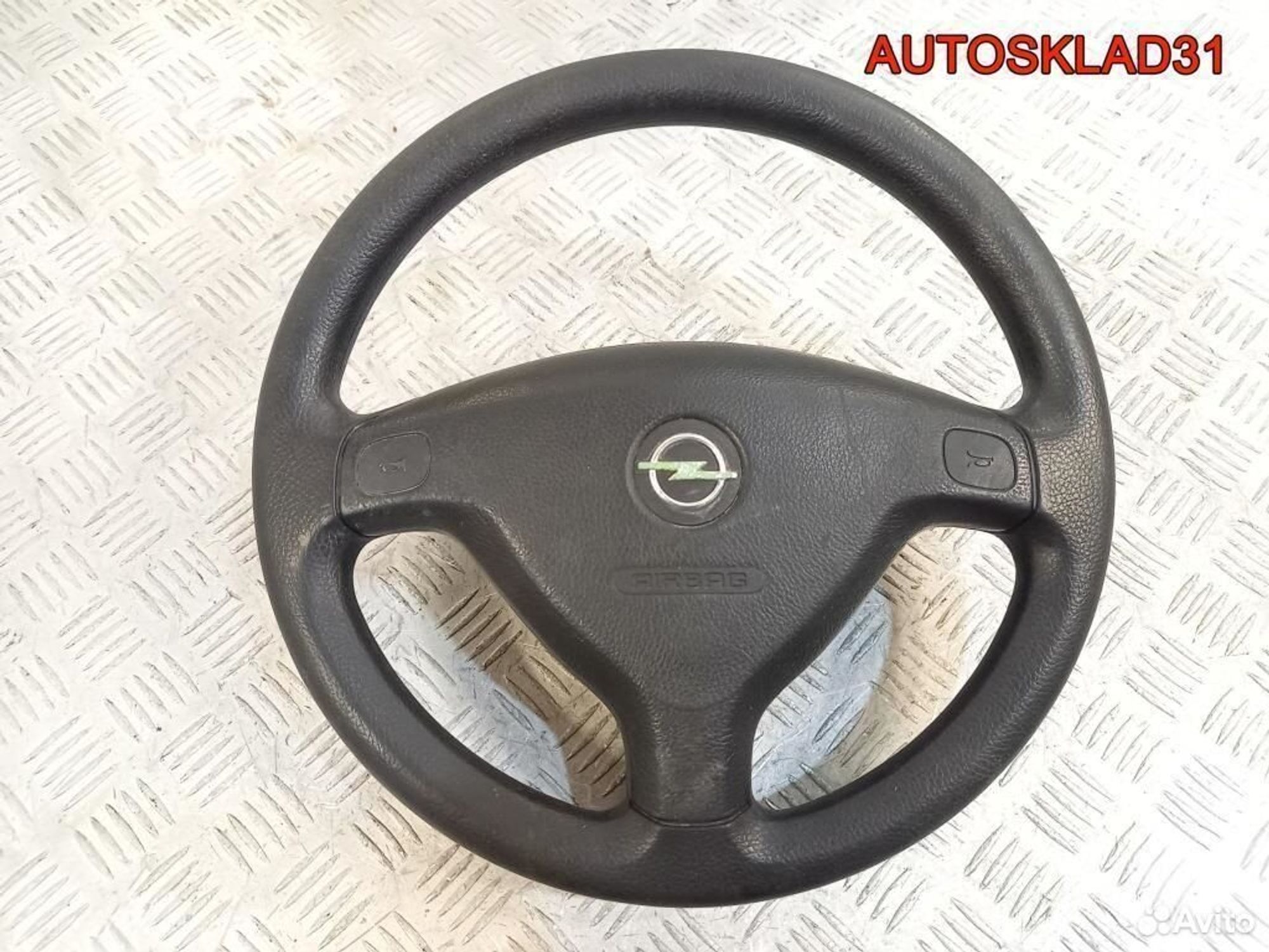 Рулевое колесо с AIR BAG Opel Astra G 90437296, 4100 рублей, Дубовое