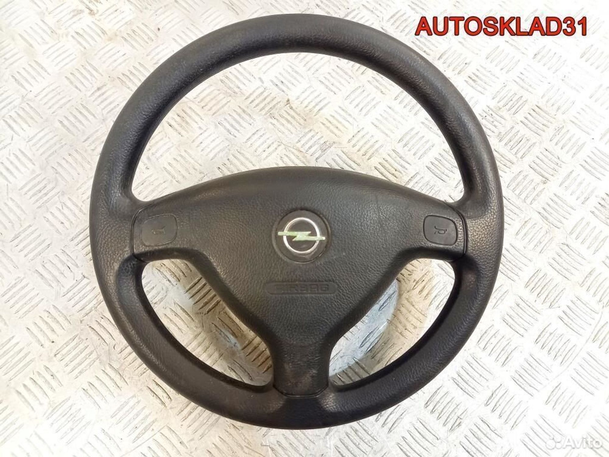 Рулевое колесо с AIR BAG Opel Astra G 90437296, 4100 рублей, Дубовое
